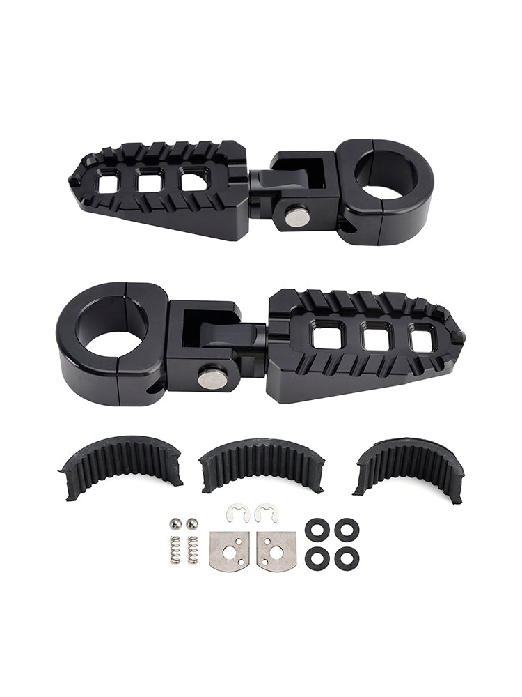 Apoios para os pés dianteiros universais adequados para motocicletas com 1.25" barras