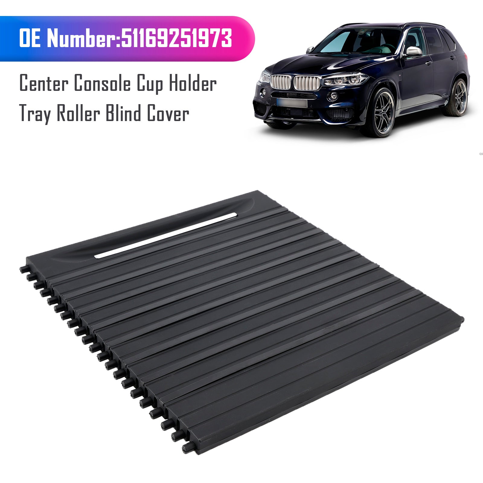 2014-2018 BMW F15 X5 F16 X6 Stredový pohár držiaka držiaka na držiak na valček