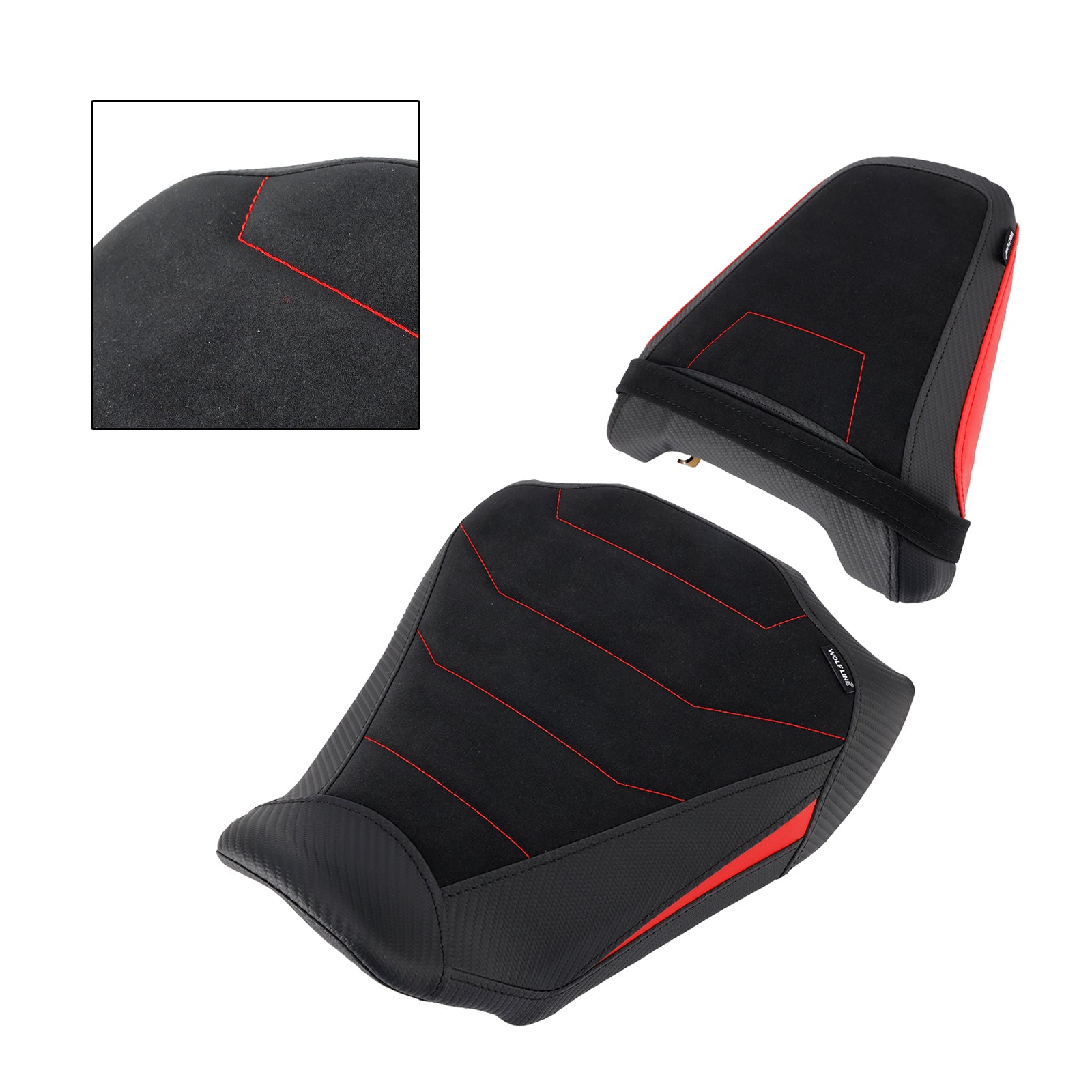 Lower Front W/ Rear Seat Driver Pillion Red2 For Honda Cb650R Cbr650R 2024-2025