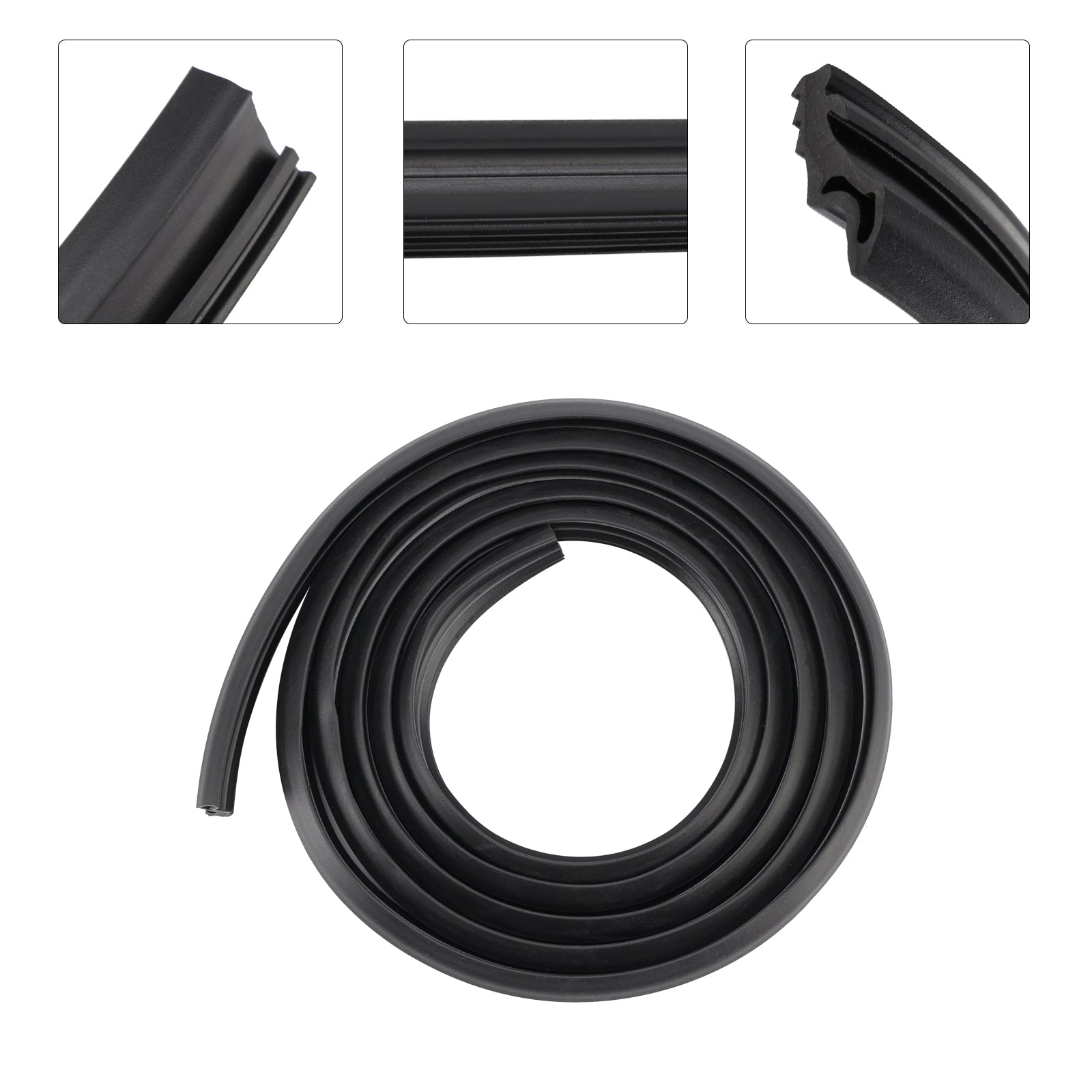 WP9743590/9743590 oppvaskmaskin dørpakning (svart) for Kenmore Kitchenaid osv