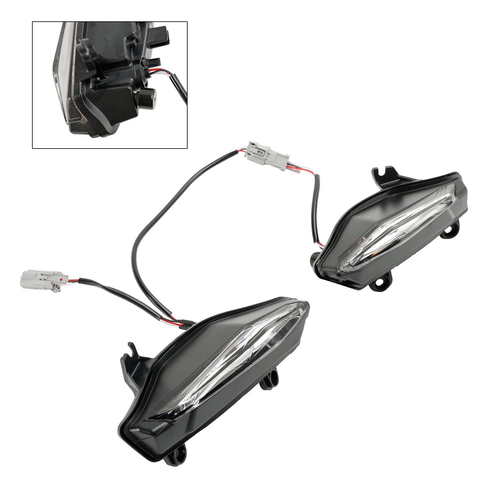2020-2023 YAMAHA YZF-R1 YZF R1 Protector de faro delantero Parrilla Led transparente