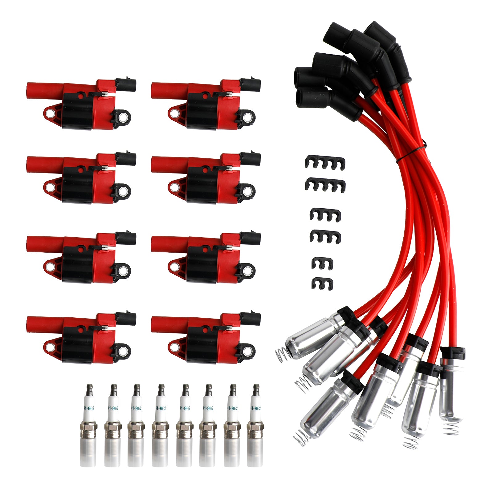 2008-2010 Hummer H3 8x Bobine + Bougie + Draad UF414