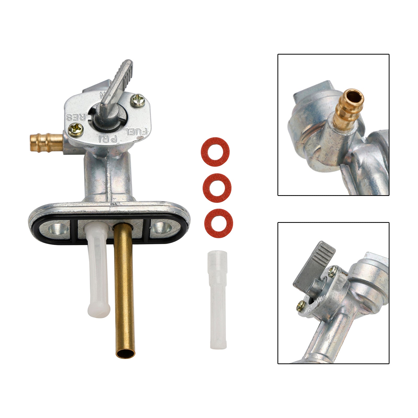 Valve de robinet de carburant pour réservoir de gaz, Petcock adapté pour SMC ATV RAM R100 Hornet 100 Jumbo 300