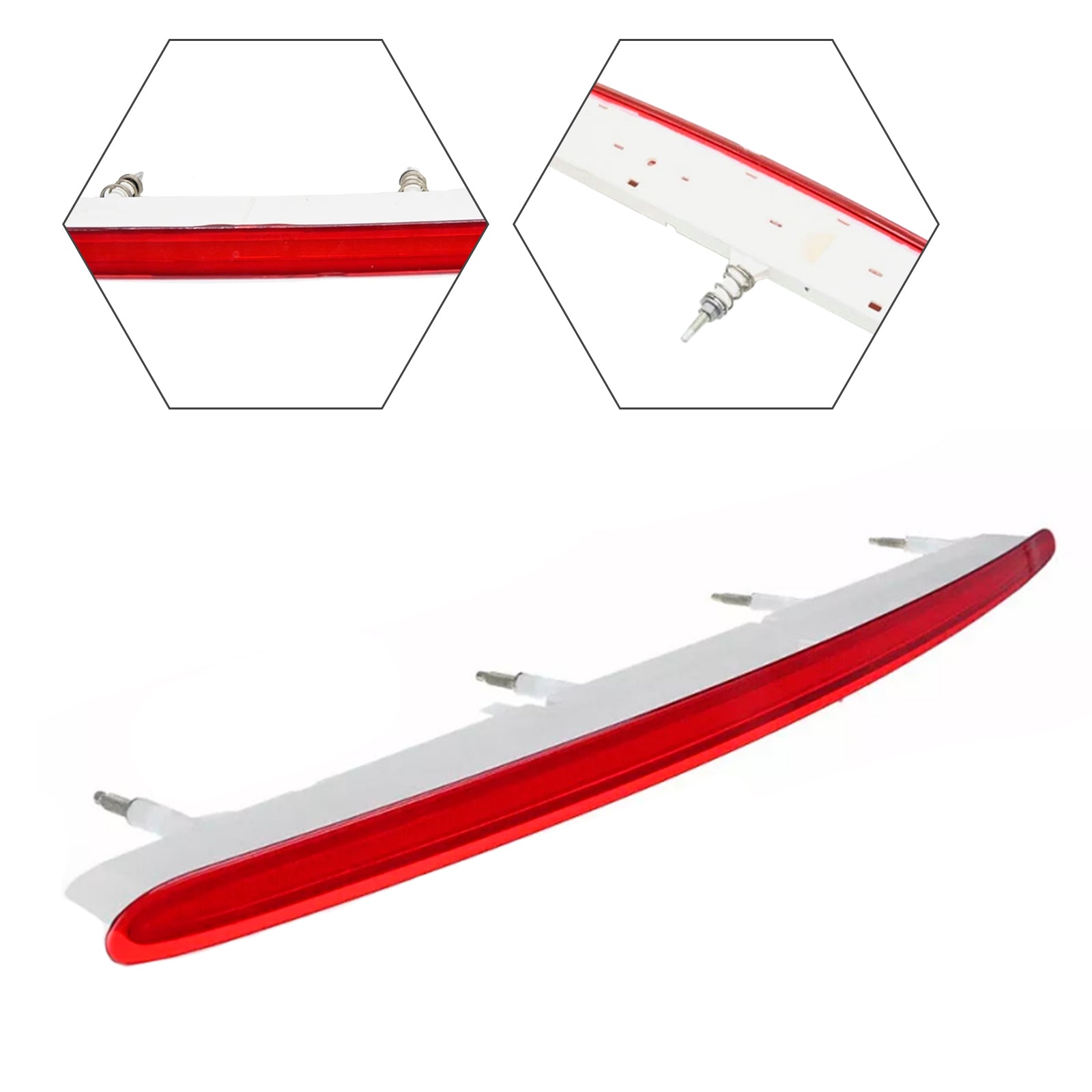 Červená tretia brzdová stopka Svetlo 63257164978 pre BMW 1 séria 128i 135i M E82 E88