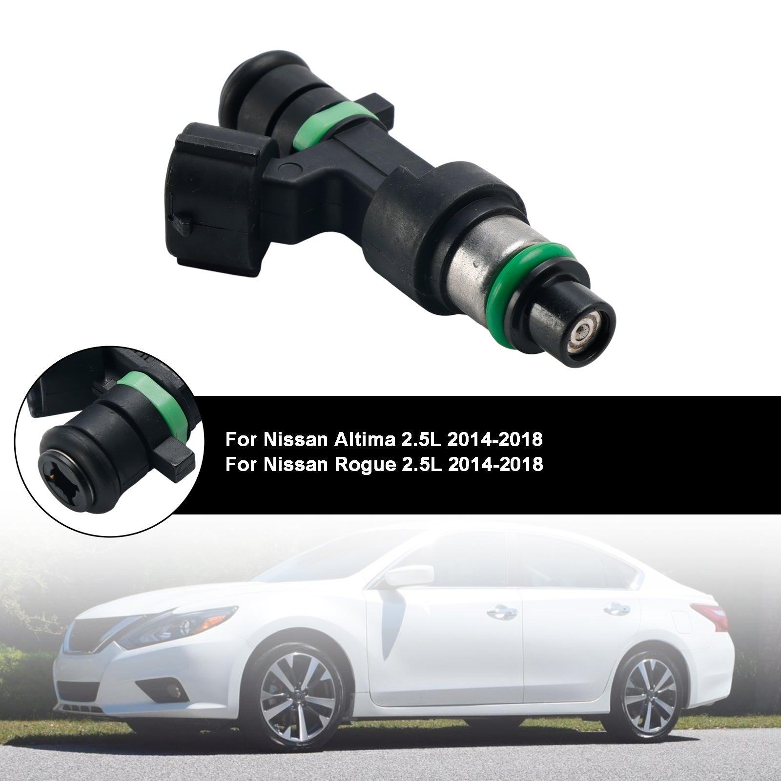 1pcs injecteur de carburant 16600-9hp0a fit nissan altima 2015-2017 2.5L i4 fby2855