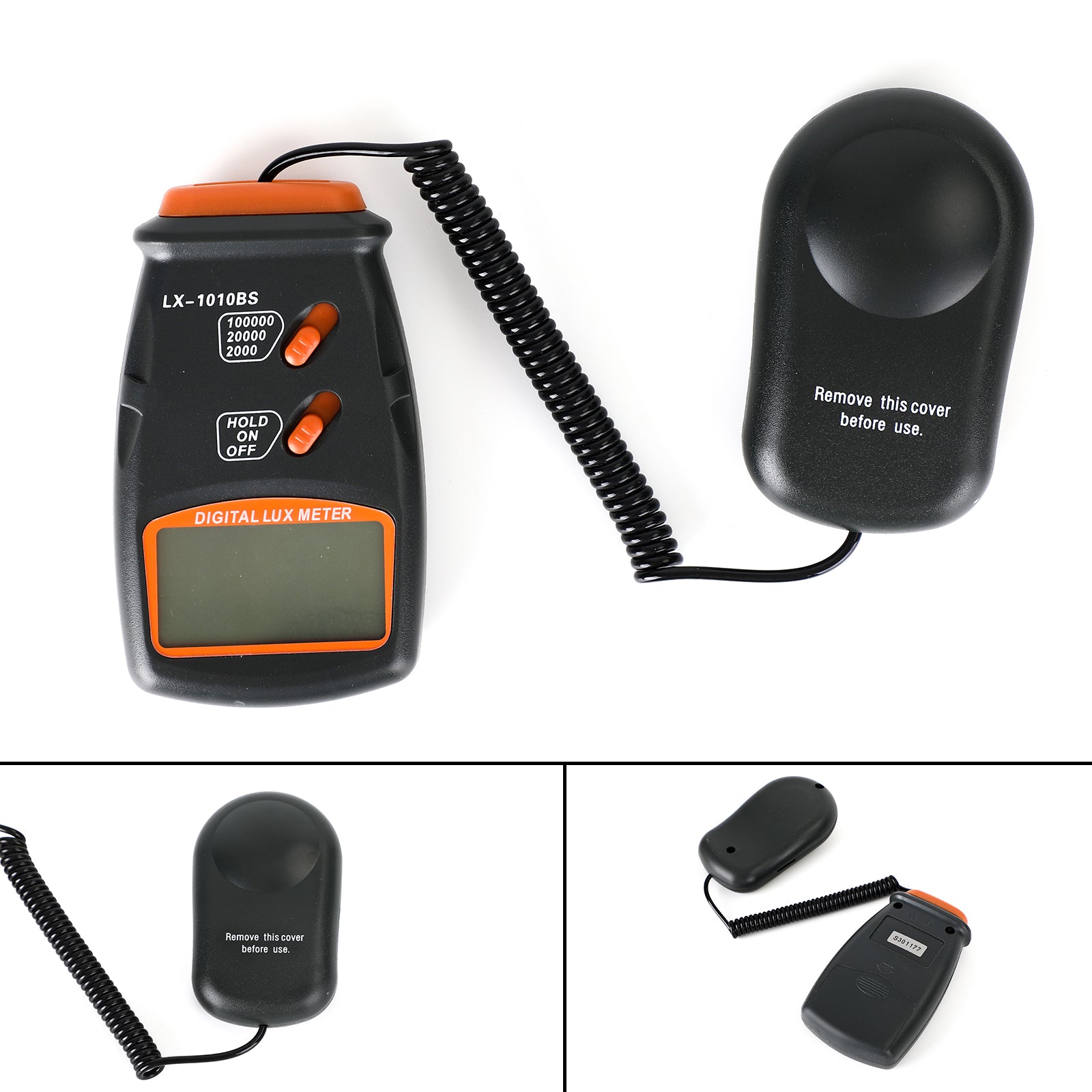 Luxmètre numérique Lux mètre capteur de niveau de lumière testeur photomètre 0-100000Lux