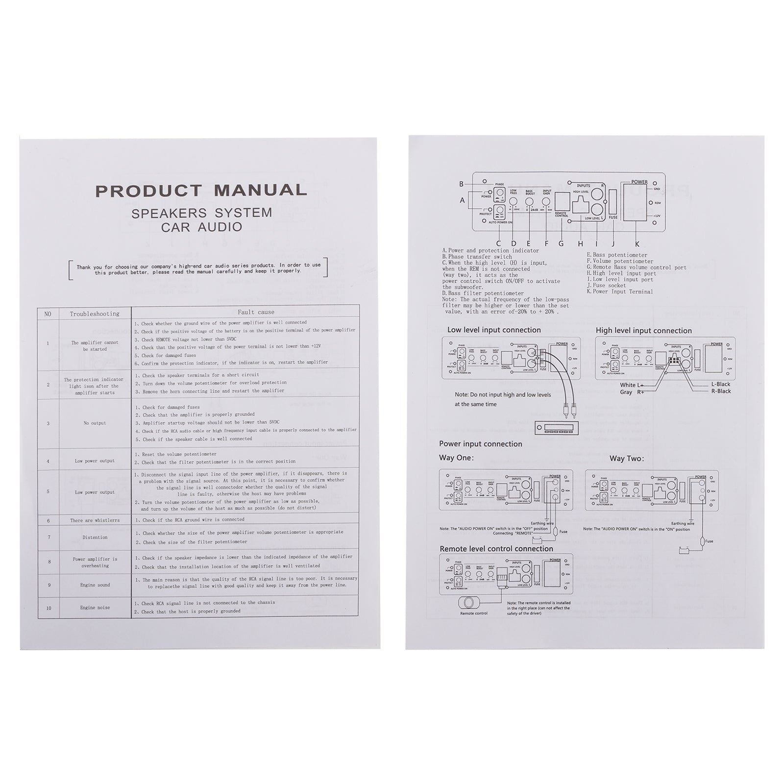1200W Car Subwoofer 10" 12V Slim Under Seat Powered Car Subwoofer for Car Truck