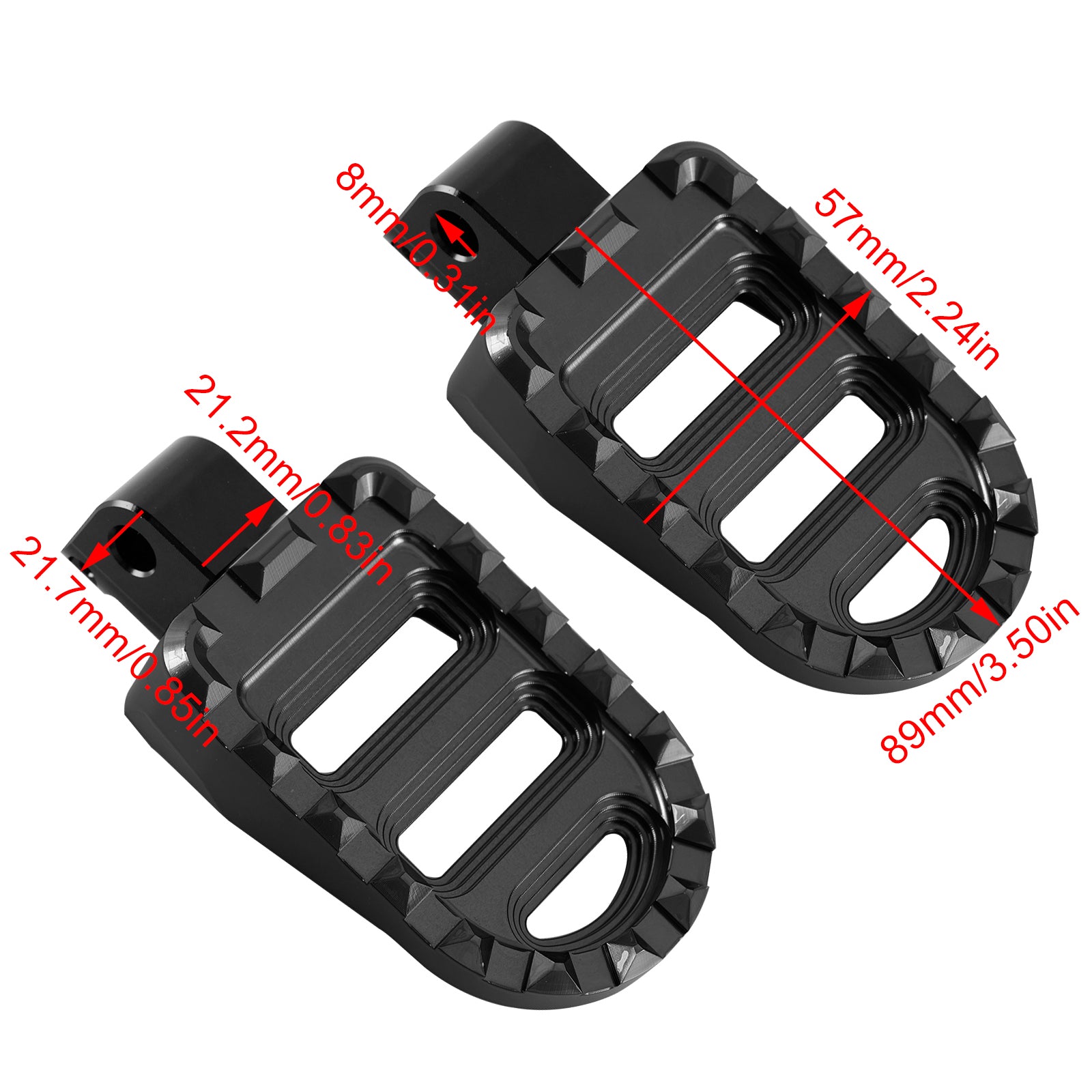 Front fotstøtter Fotpinn Fit for BMW R1250RT K1600B K1600GT K1600GTL 2018-2023