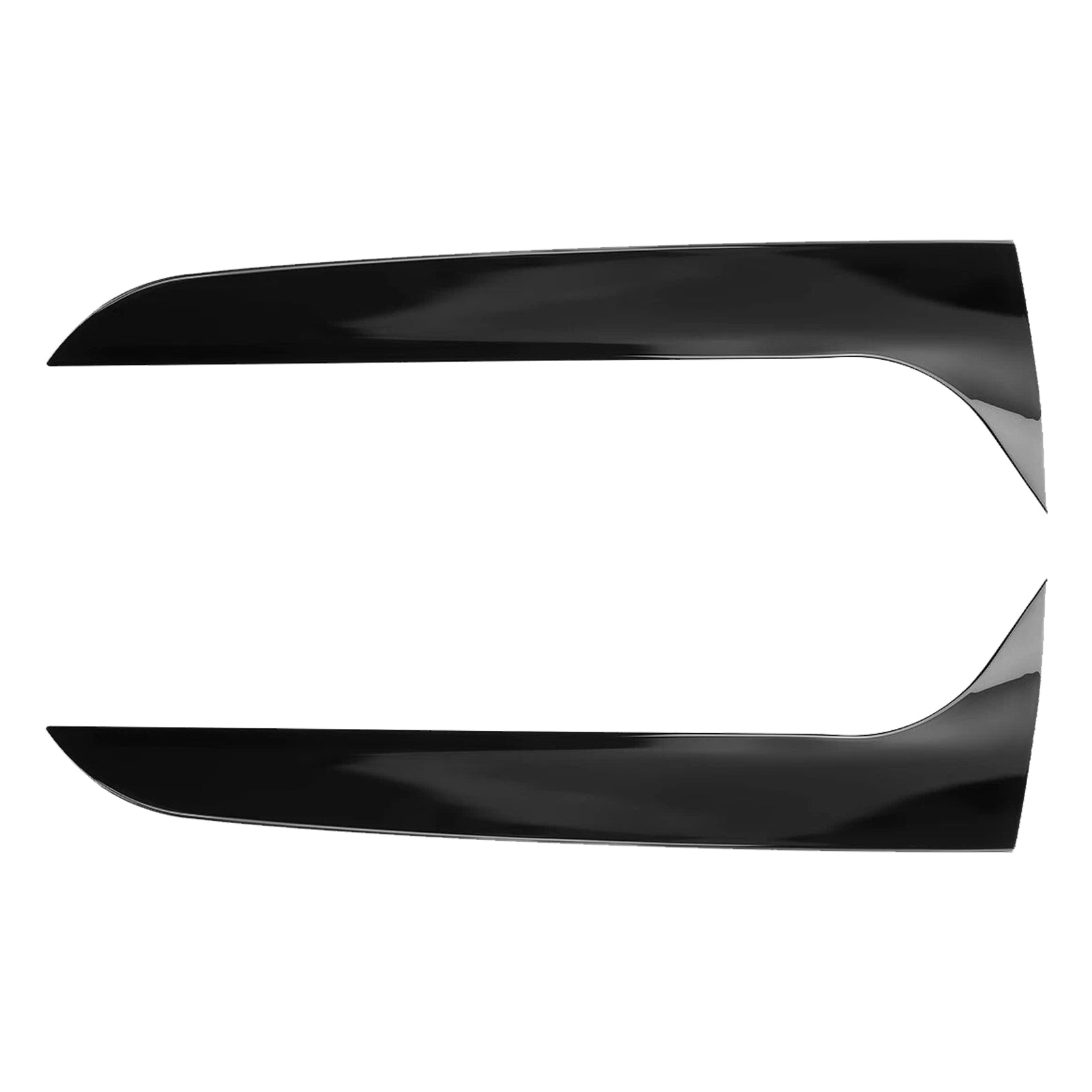 2009-2016 Audi A4 B8 Avant Glanzend zwart paar zijvleugelspoiler met achterruit