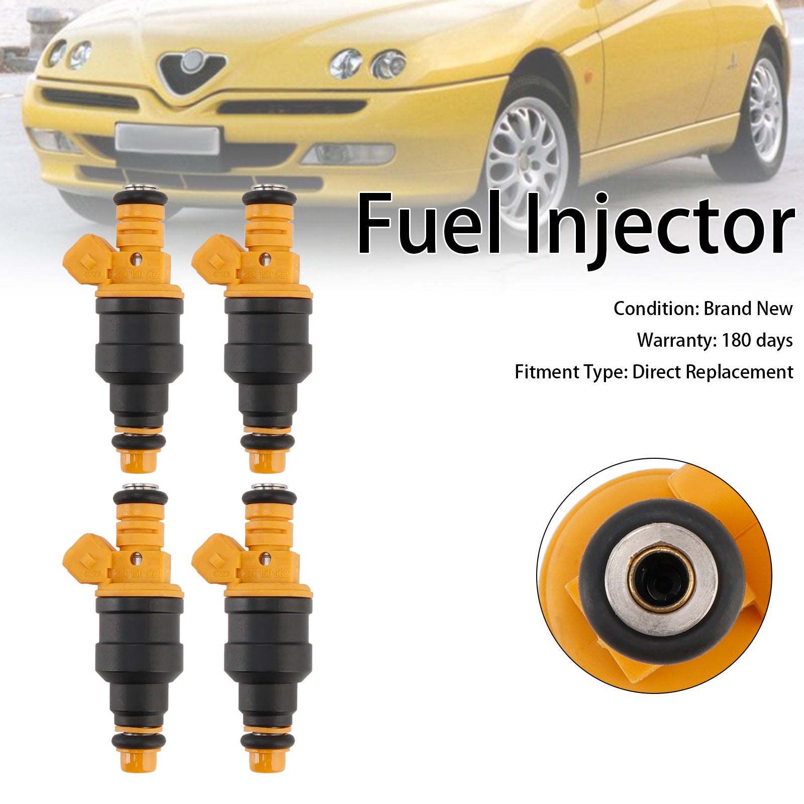 4st bränsleinsprutare 0280150962 Fit Opel Senator B 3.0L 1988-1993 93208787