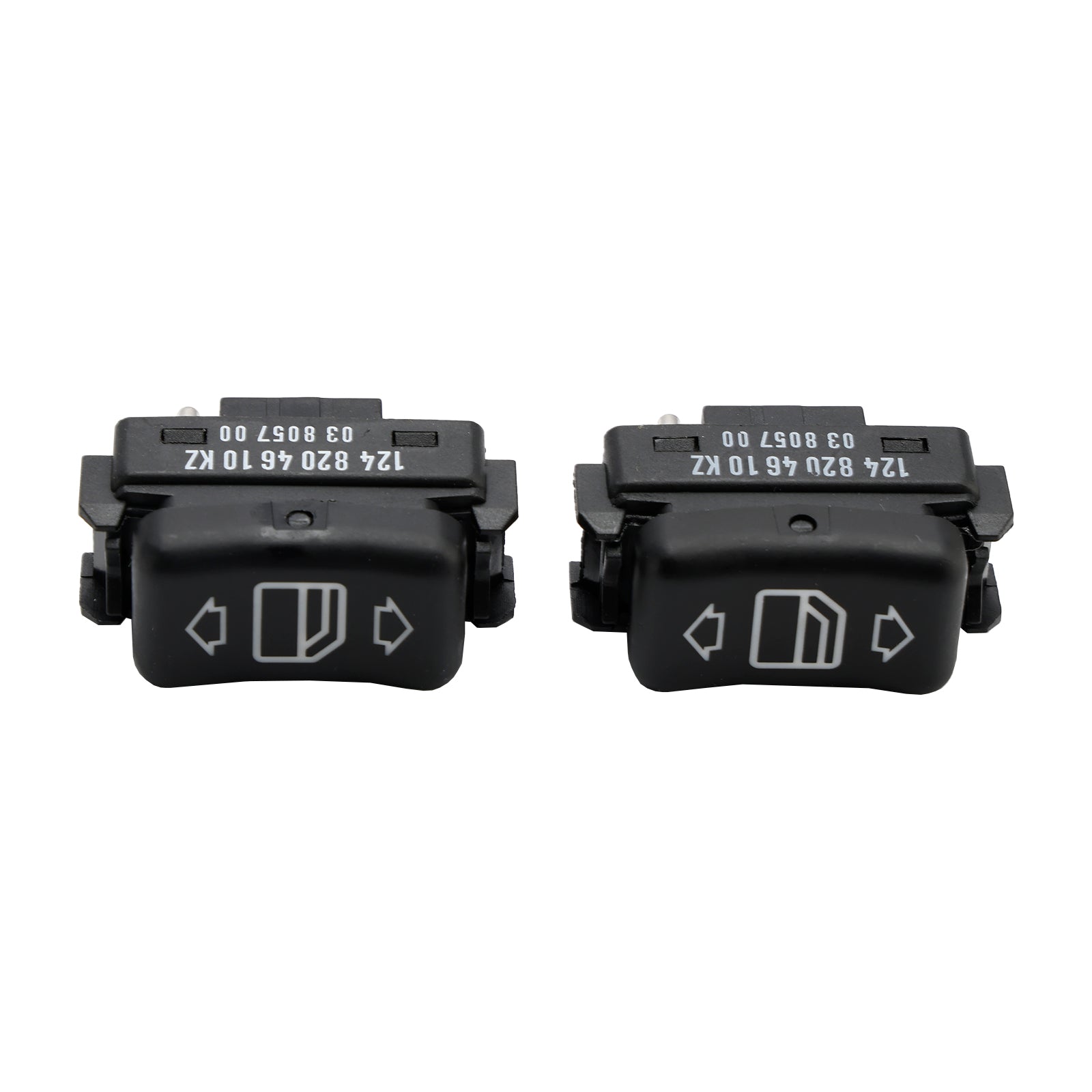 2x Console Elektrisch Raam Schakelaar Voorkant Knop voor Mercedes Benz W124 S126 W190