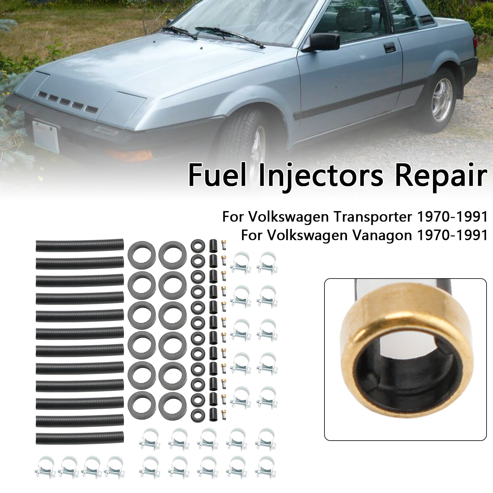 12PCS Brandstofinjectorreparatieset Fit V12 XJS 1981-1991 Fit Jaguar Fit Porsche