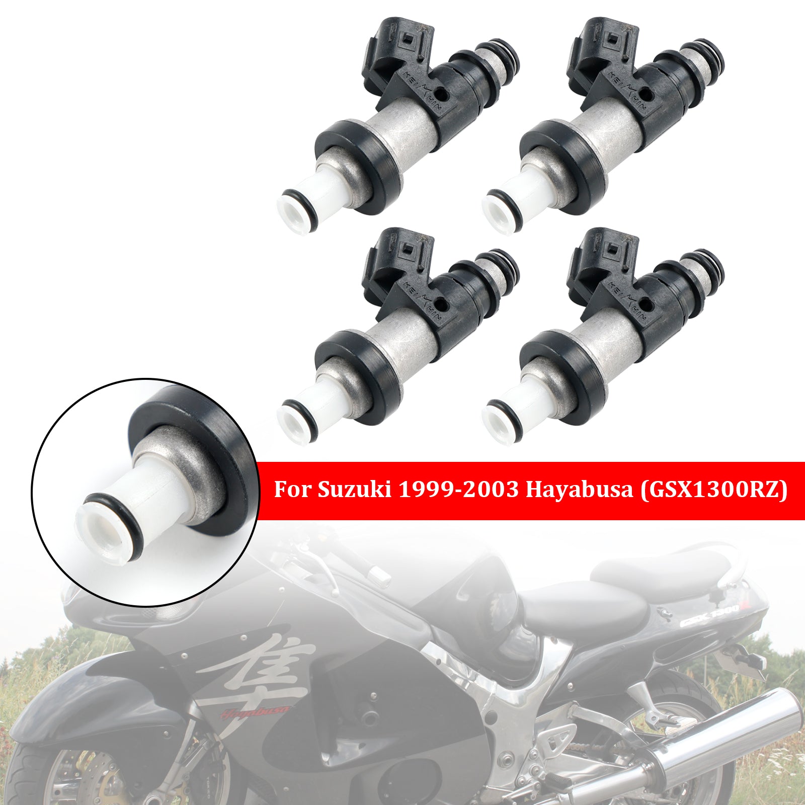 4PCS 06164-P8E-A00 15710-24F00 Injektory paliva pre Suzuki GSX-R750 GSX-R600 GSX1300R