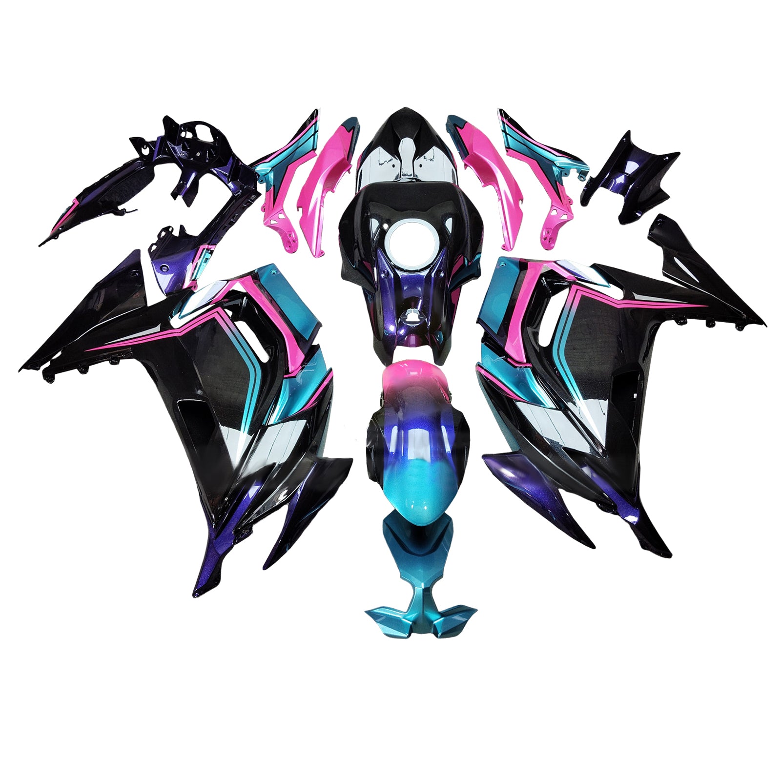 Kit de carenagem de injeção ABS ABS para Kawasaki ER-6F Ninja650 2020-2025