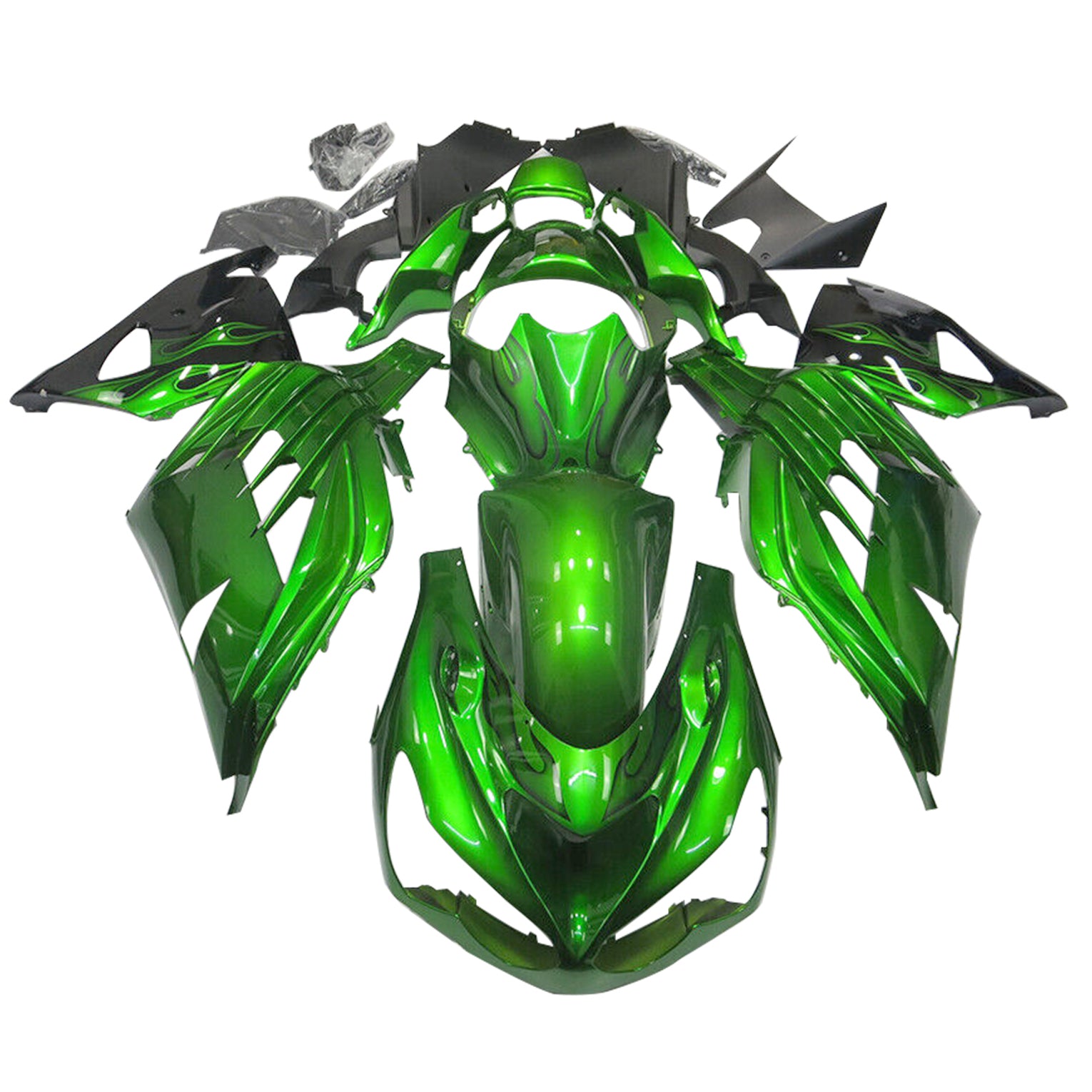 2007-2009 KAWASAKI GTR1400 ZG1400 Kit de carénage injection de carrosserie en plastique Abs