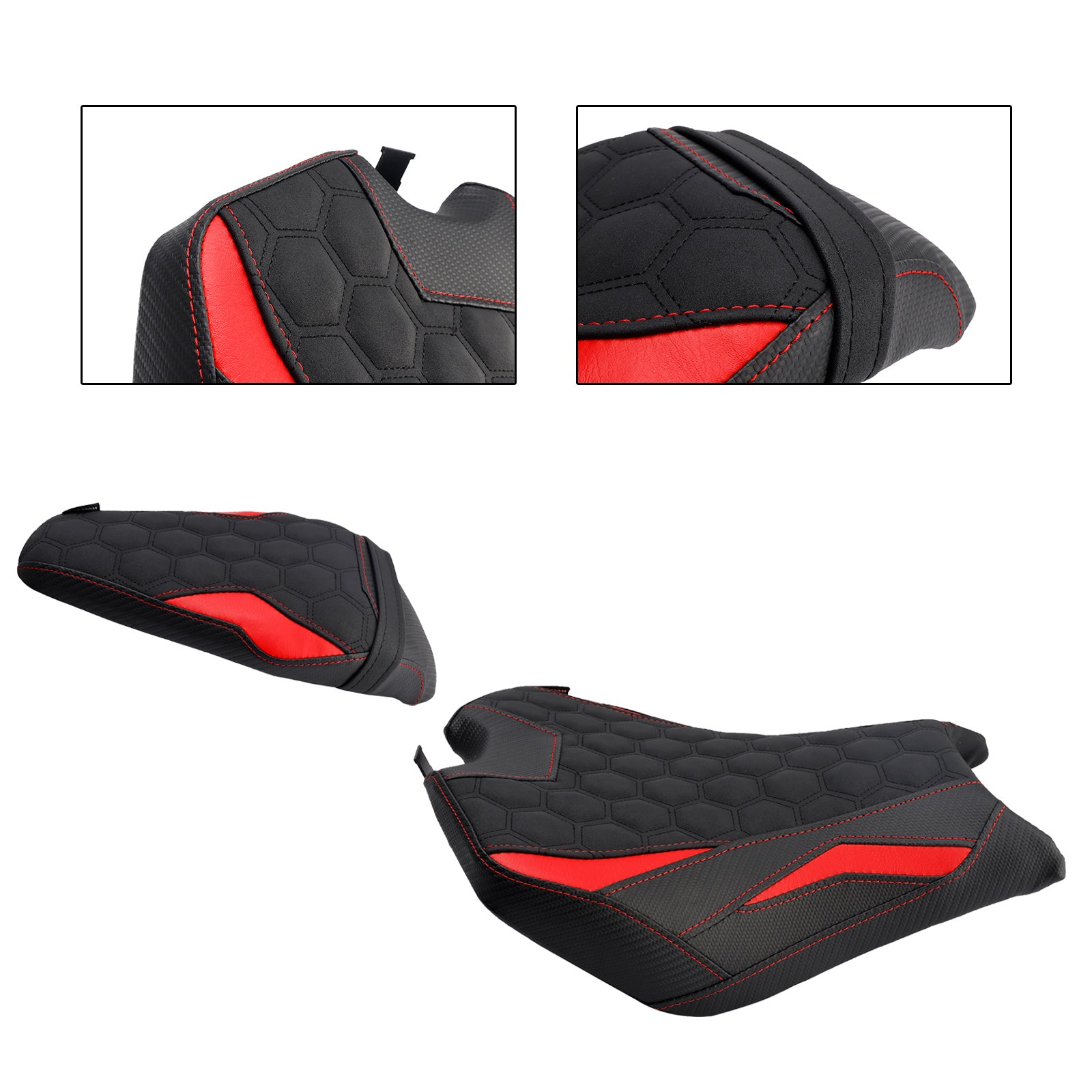 Front&Rear Raider Passenger Cushion Kit Red2 For Kawasaki Z900 Zr900-F 2025-