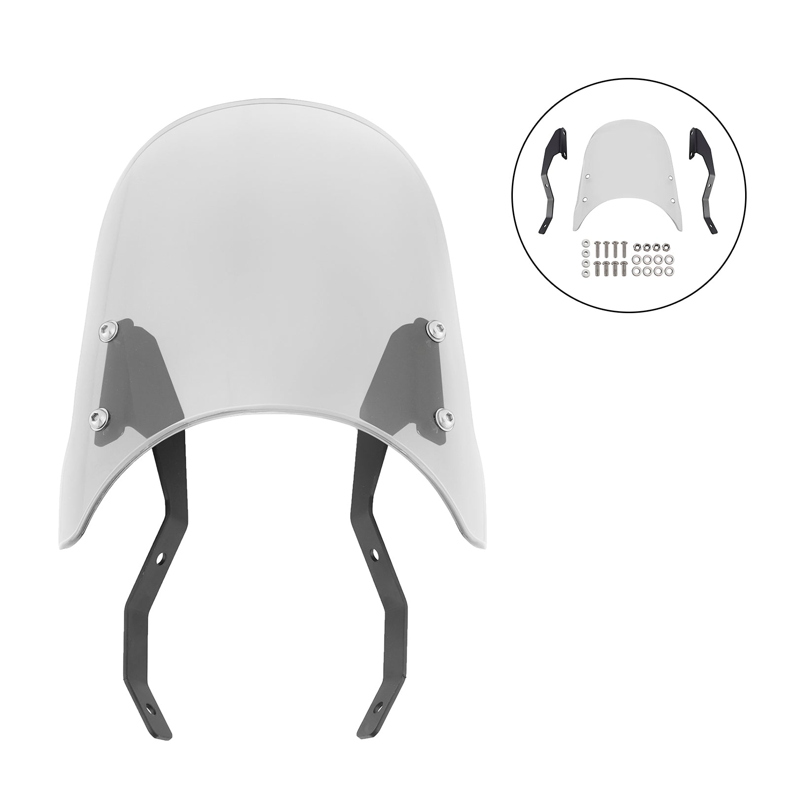 Pare-brise ajustement du pare-brise pour Honda Rebel 250 300 500 CL250 CL300 CL500 23-24