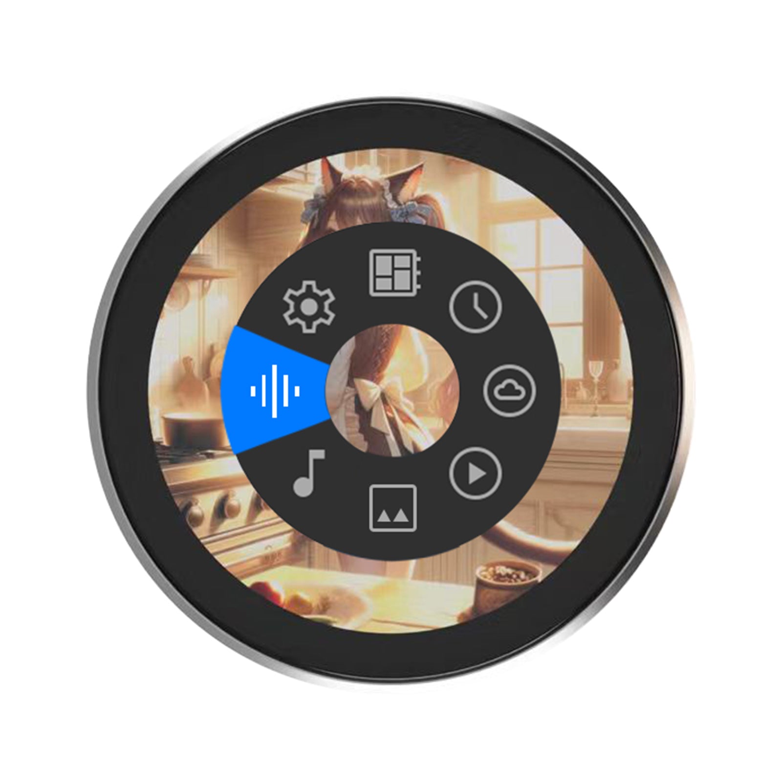 ESP32-ontwikkelbord 1,8-inch capacitief touchscreen Smart Display audiospectrum