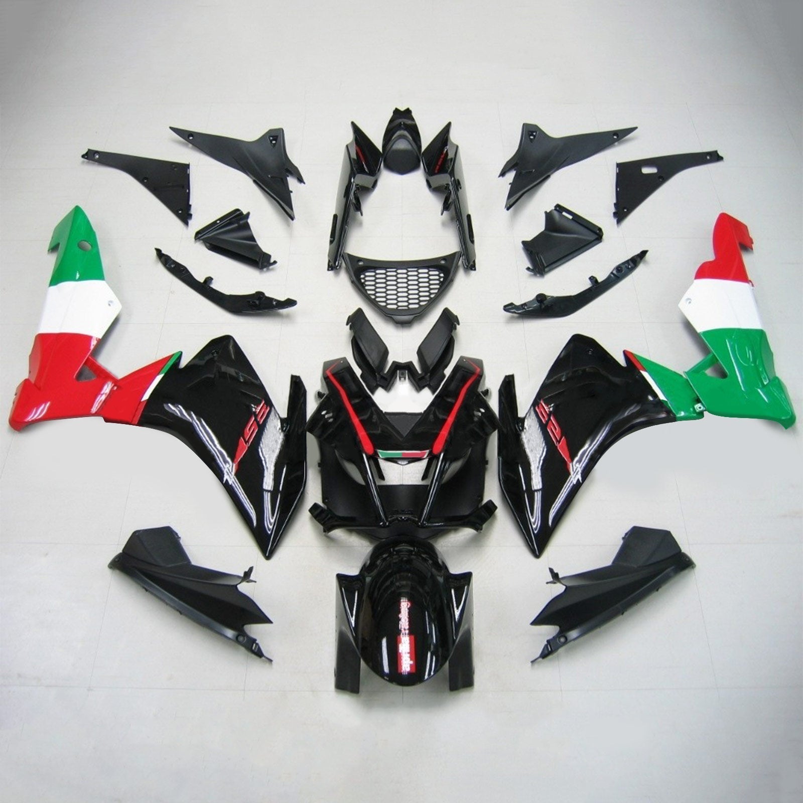 2009-2015 Aprilia RSV4 1000 Amotopart Injection Fairing Kit Bodywork Plastic Abs # 103