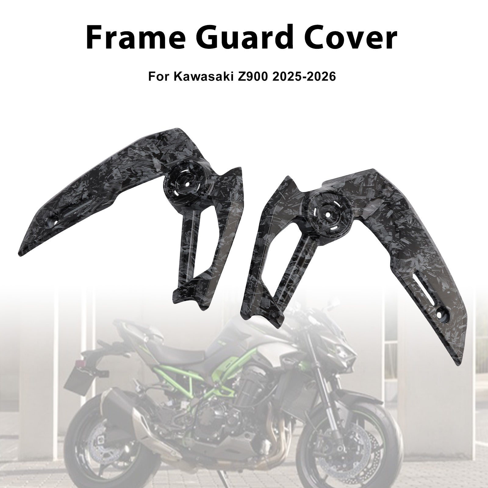 Carénage de protection du couvercle latéral du cadre Kawasaki Z900 2025-2026
