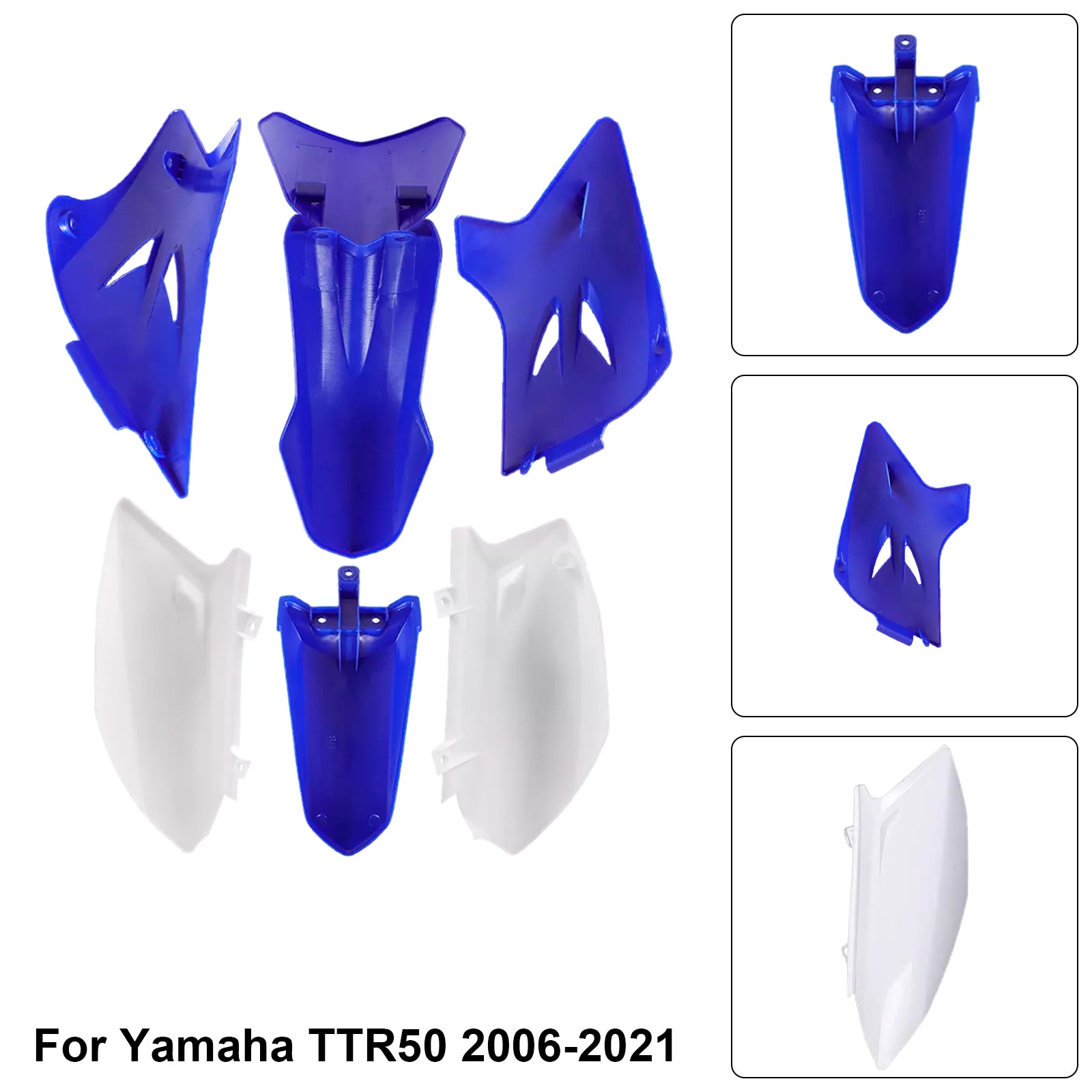 2006-2021 Yamaha TTR50 kunststof carrosseriekit voor-achterspatbordkuip