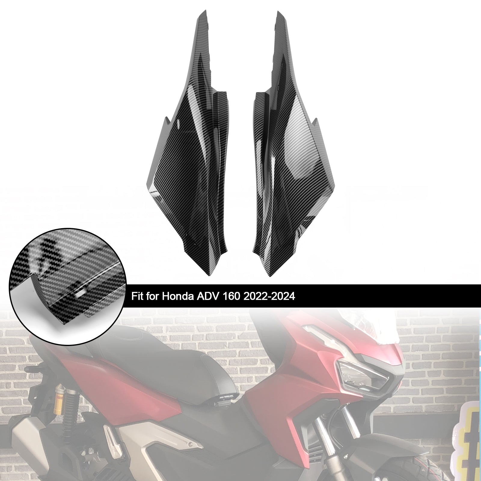 2023-2024 HONDA ADV 160 SIÈGE ARRIÈRE SIÈGE COURRAU COMBORD COURRAU CORPS CAMPEUR