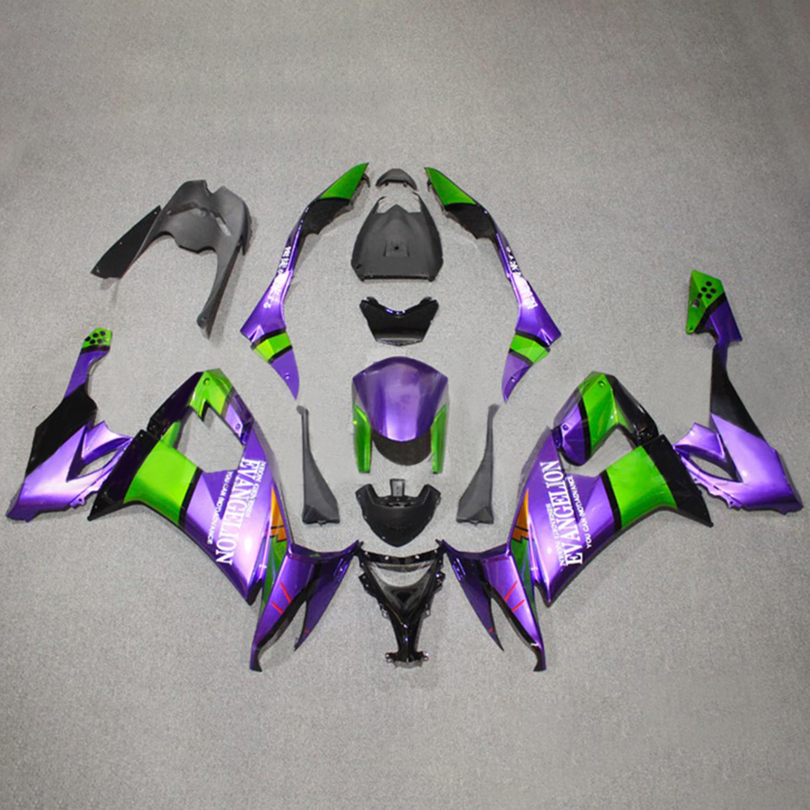 2008-2010 Kawasaki ZX10R Injektion Fairing Kit Bodywork Plastic ABS#124