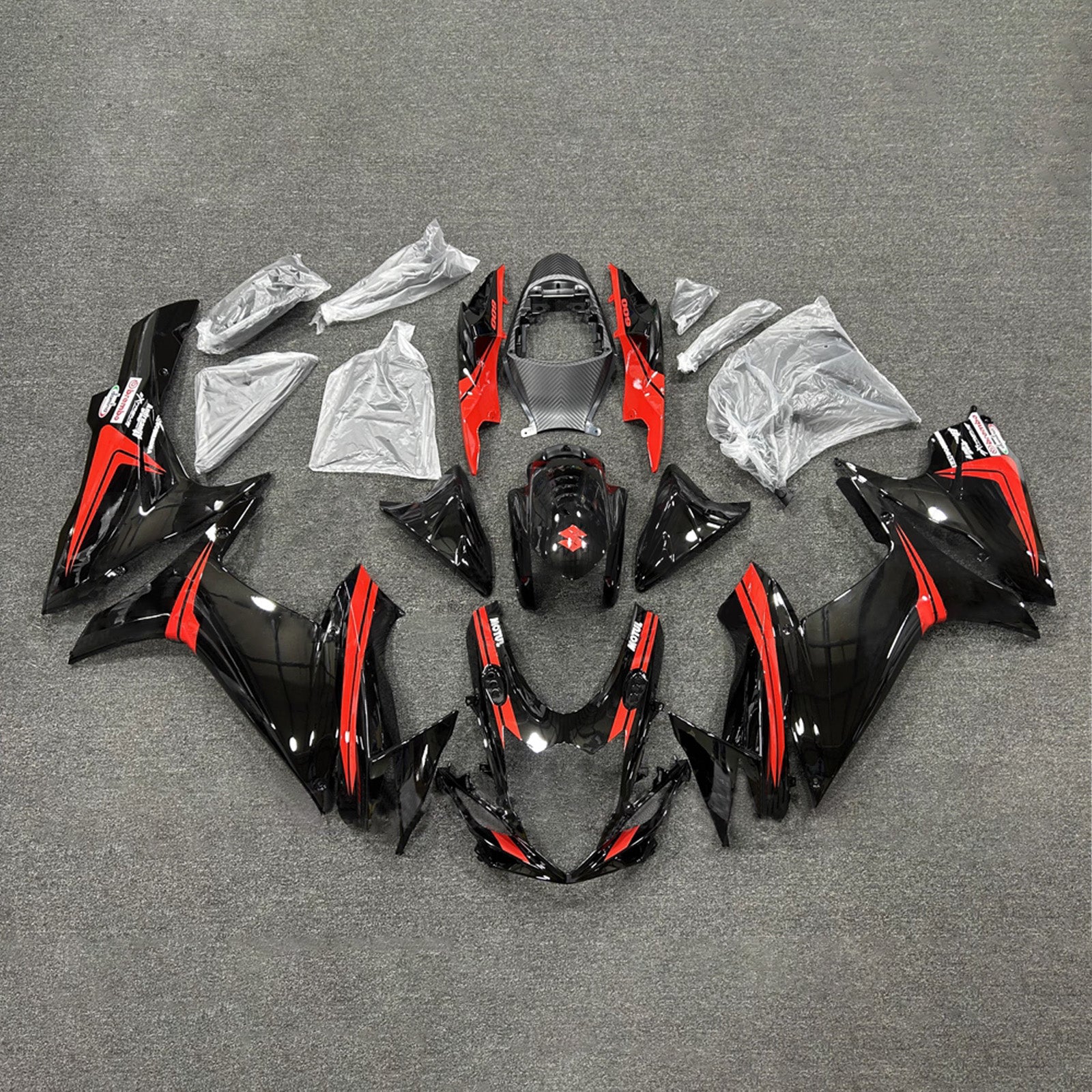 Injection Fairing Kit Bodywork Plastic ABS For Suzuki GSXR 600/750 2011-2026 K11