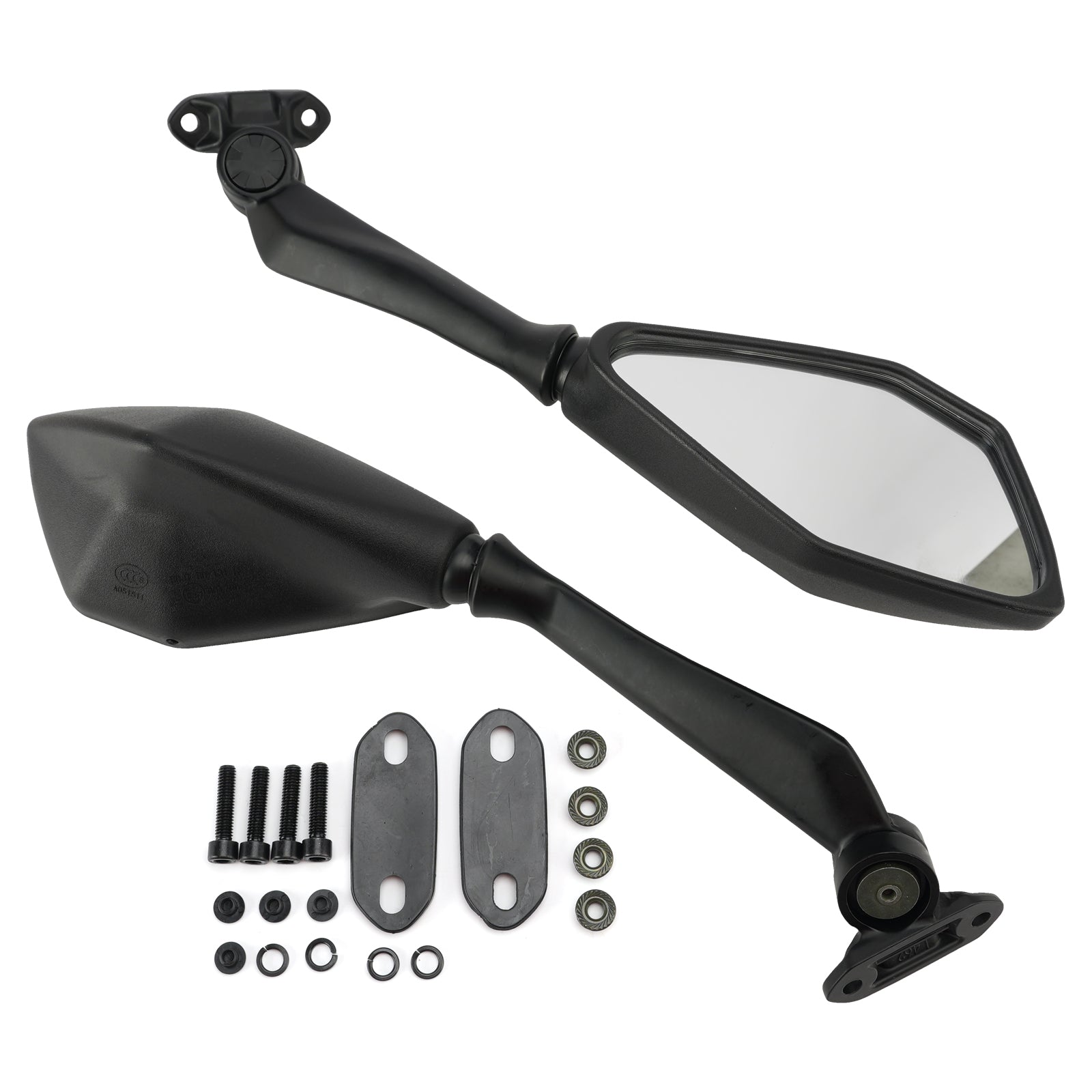 Rear View Mirror LH & RH Set For Kawasaki EX 400 650 Ninja 650 400 2018-2026