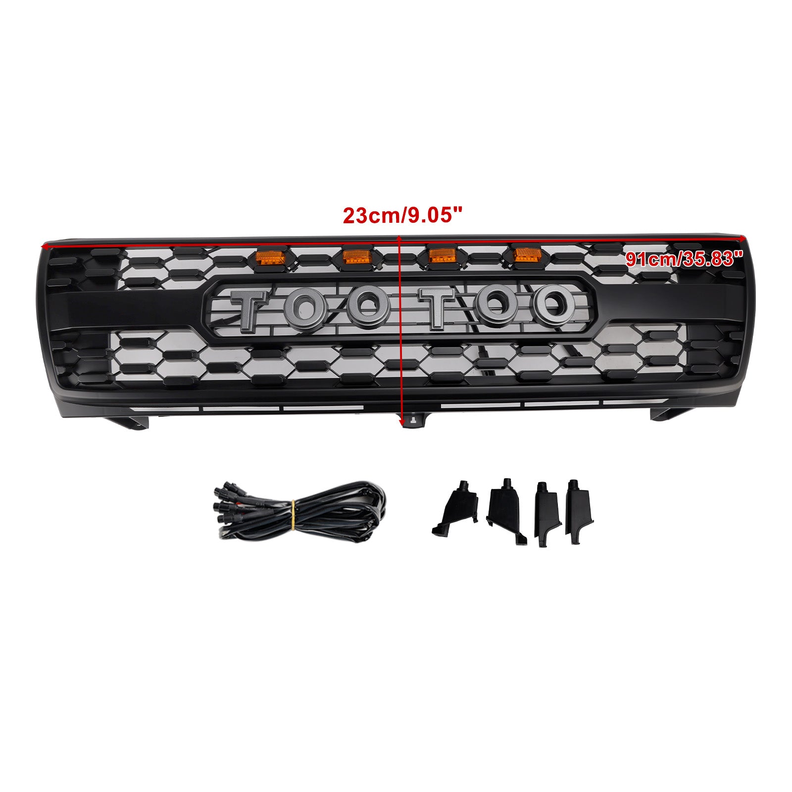 Honeycomb Front Bumper Grill Grille Fit Toyota Tacoma 1997-2000 TRD PRO