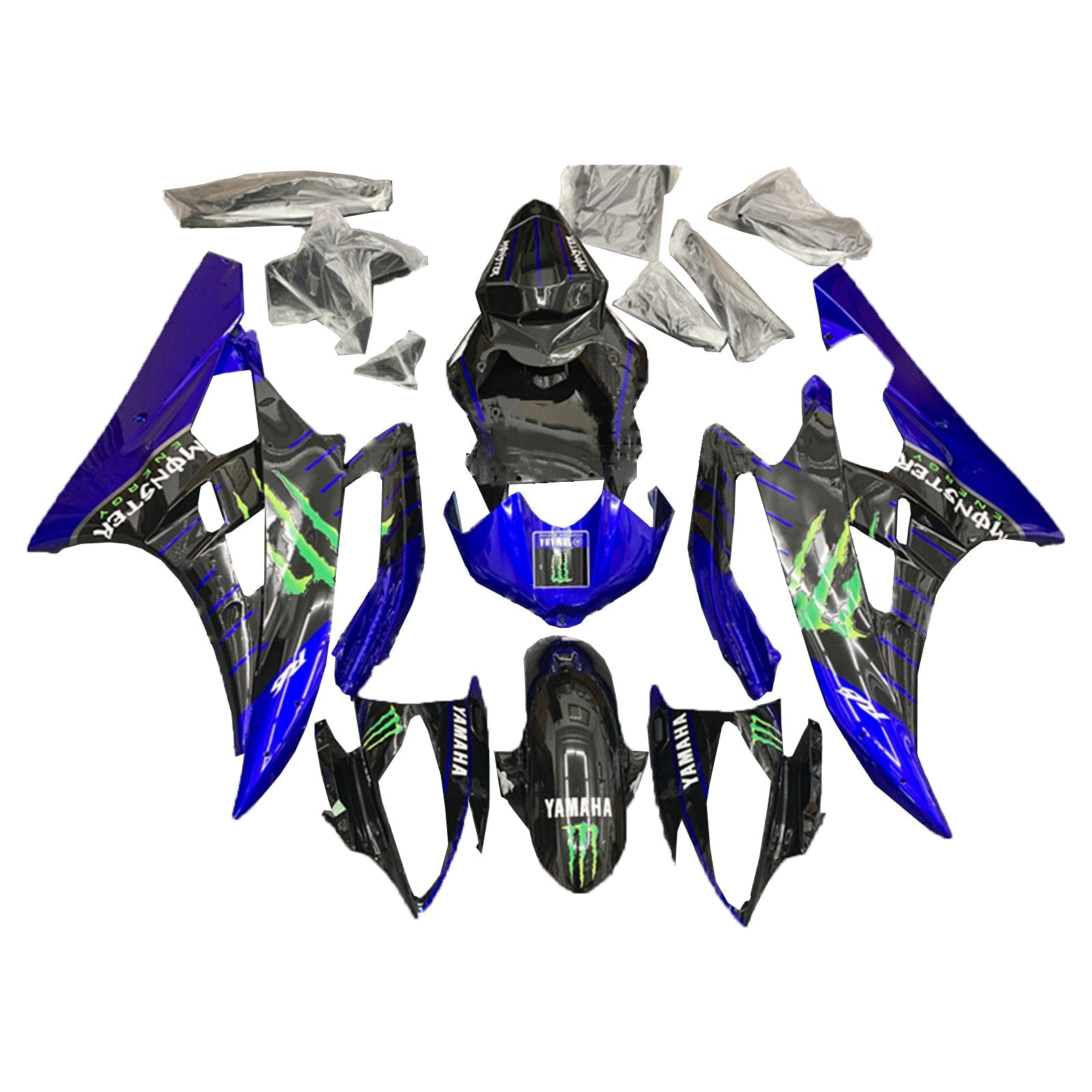 2006-2007 YAMAHA YZF 600 R6 FAIRING KIT BODYWORK ABS