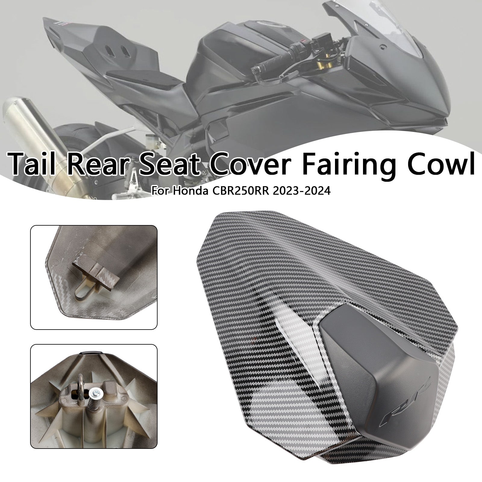 2023-2024 Honda CBR250RR Rear Tail Pillion Seat Fairing Cover