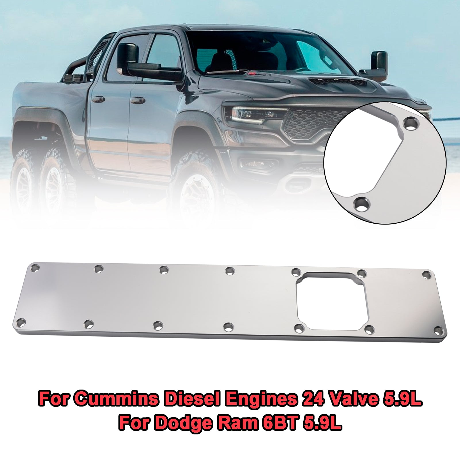 Dodge Ram 6BT 5.9L Placa de Plenum 24V 551714