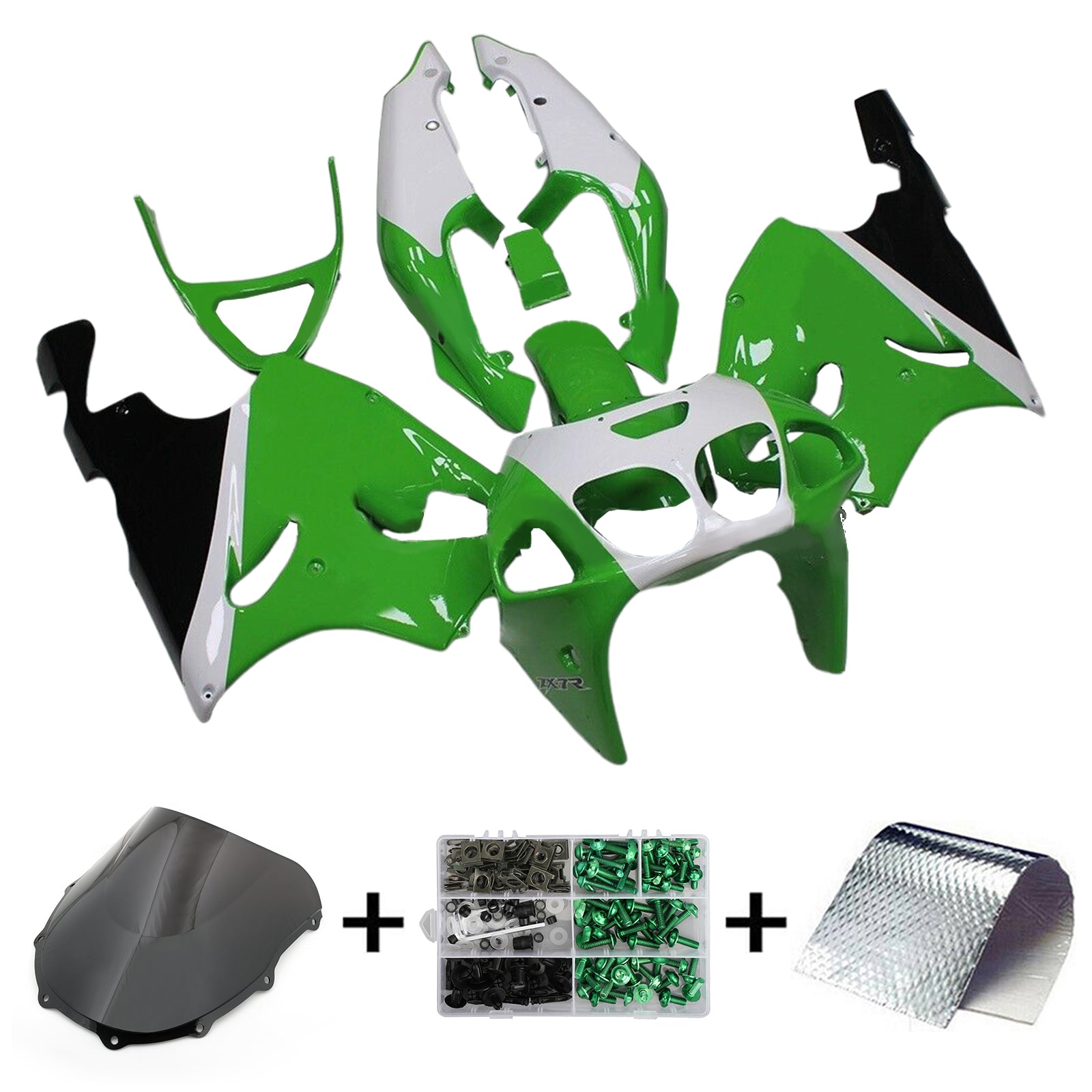 1996-2003 KAWASAKI ZX-7R Injektionsmässa Kit Bodywork Plastic ABS
