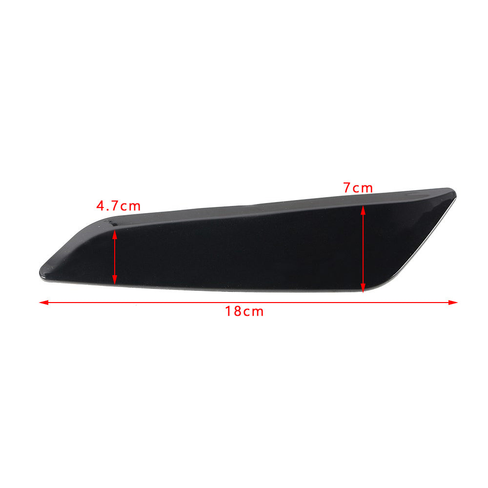 Glossy Black Fender Side Air Vent Outlet Cover Trim For BMW 5 Series G30 2017+