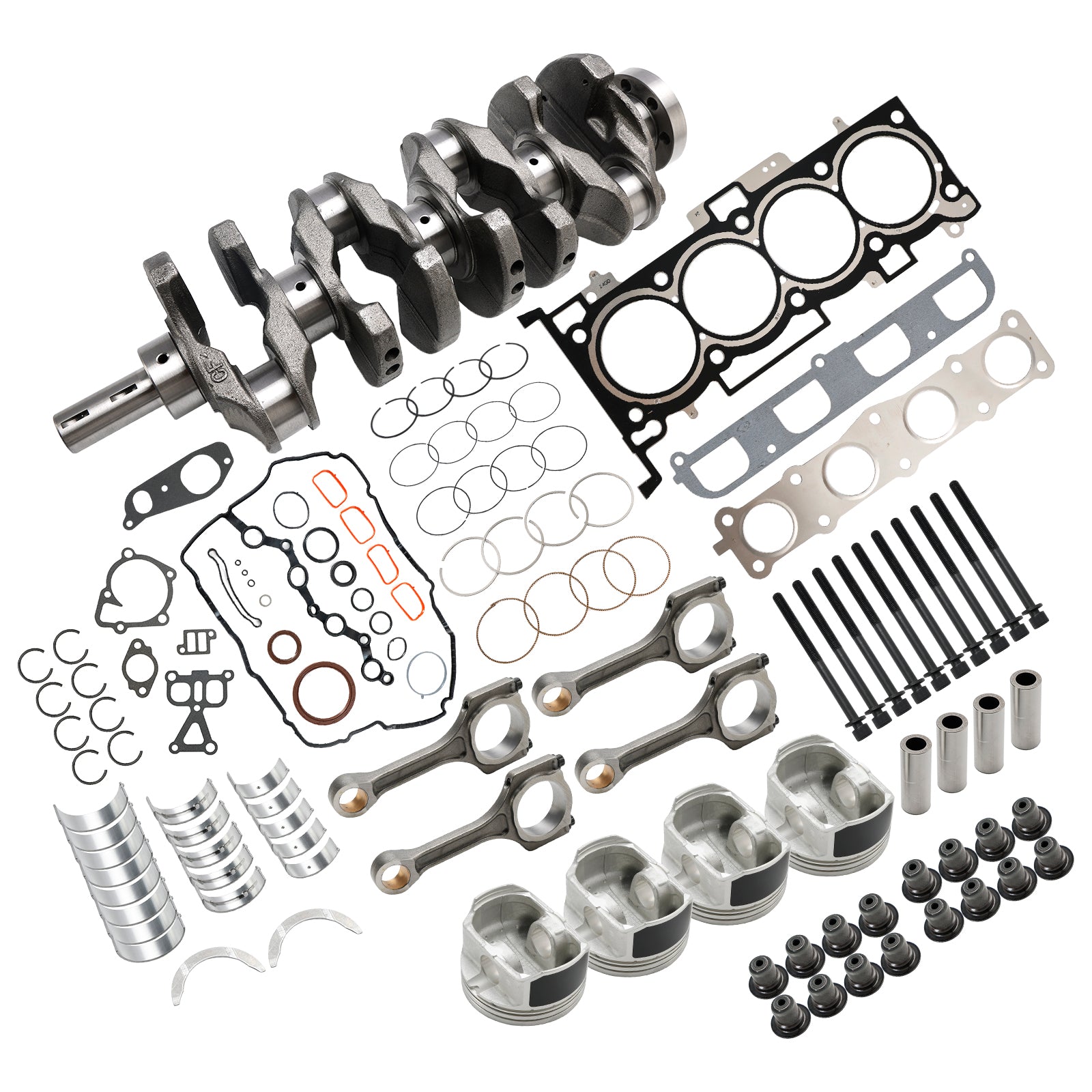 2007–2019 Hyundai Sonata G4KE 2.4L Motor Revisie Kit & Krukas & Drijfstangen 23510-25220