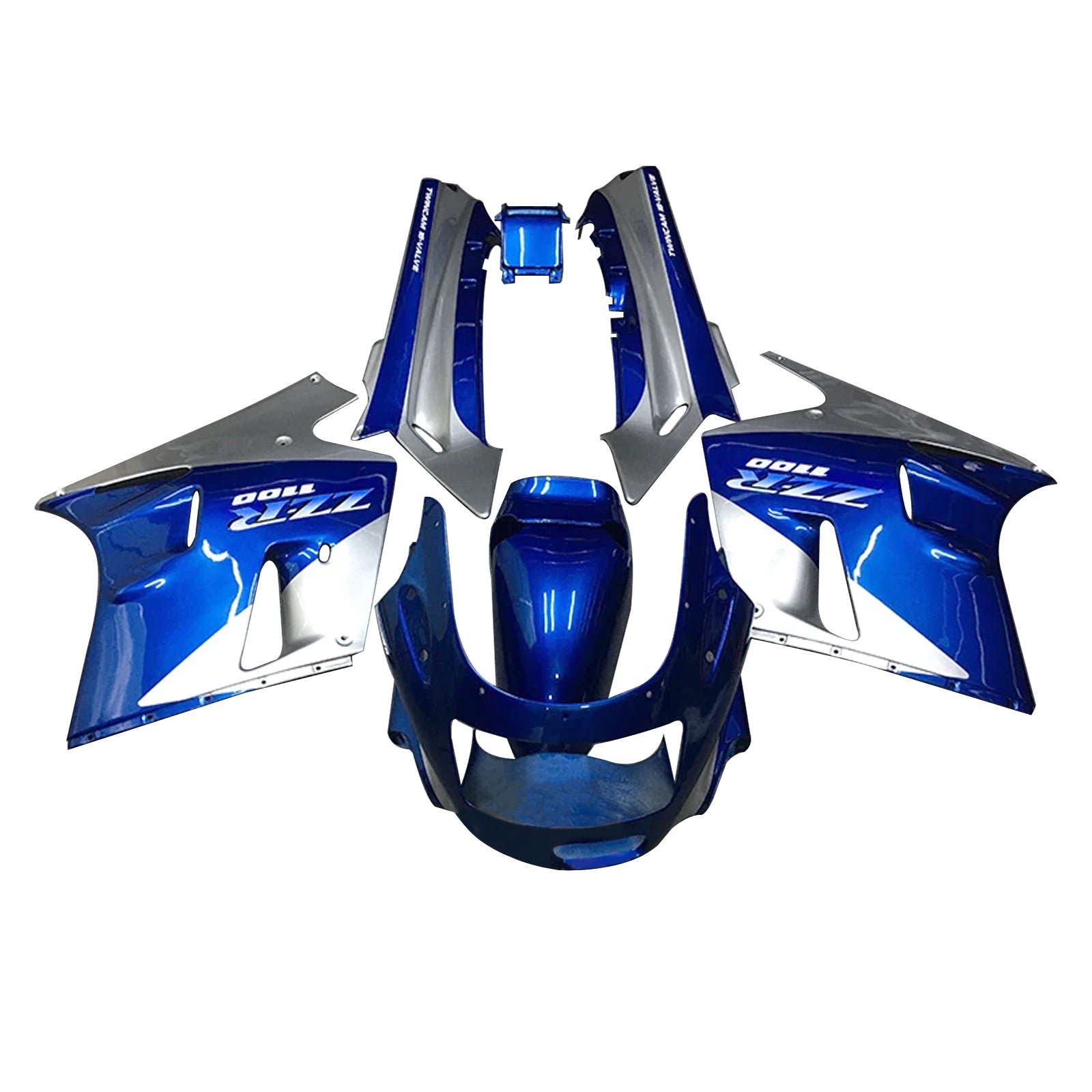 1990-1992 Kawasaki ZZR1100 injektionsmässa kit karosseri