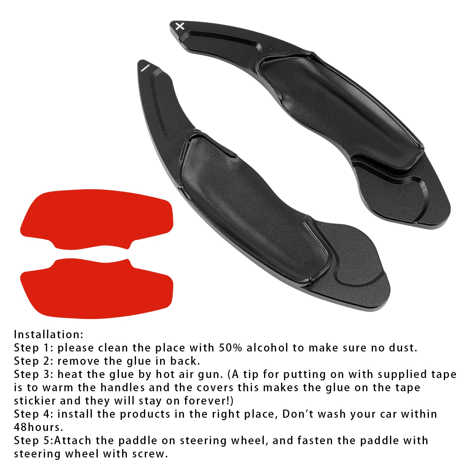 Extension de paletteur de volant pour Volvo XC60 XC90 Aluminium