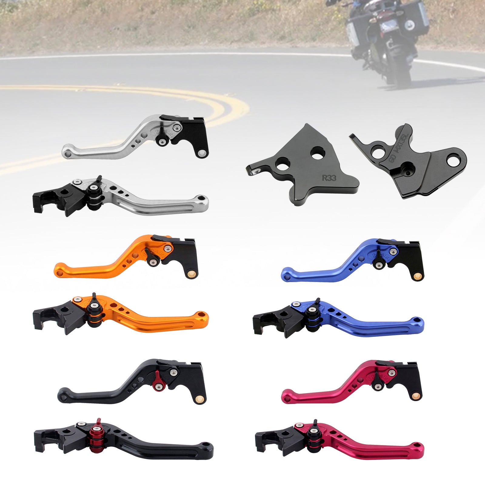 2005-2014 Yamaha YBR125 Ny kort clutchbremsespak