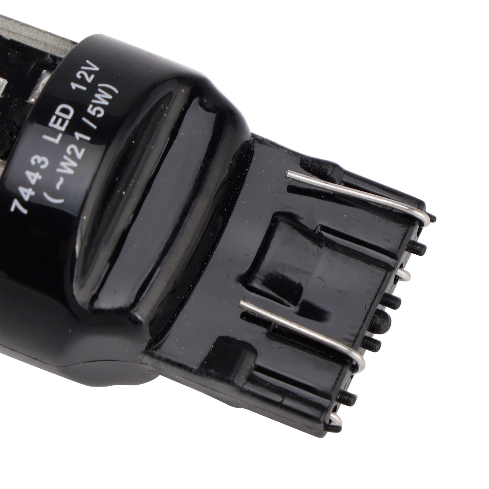 2X For HELLA LED Retrofit 7443W Wedge T5 12V 3W W21/5W 6000K