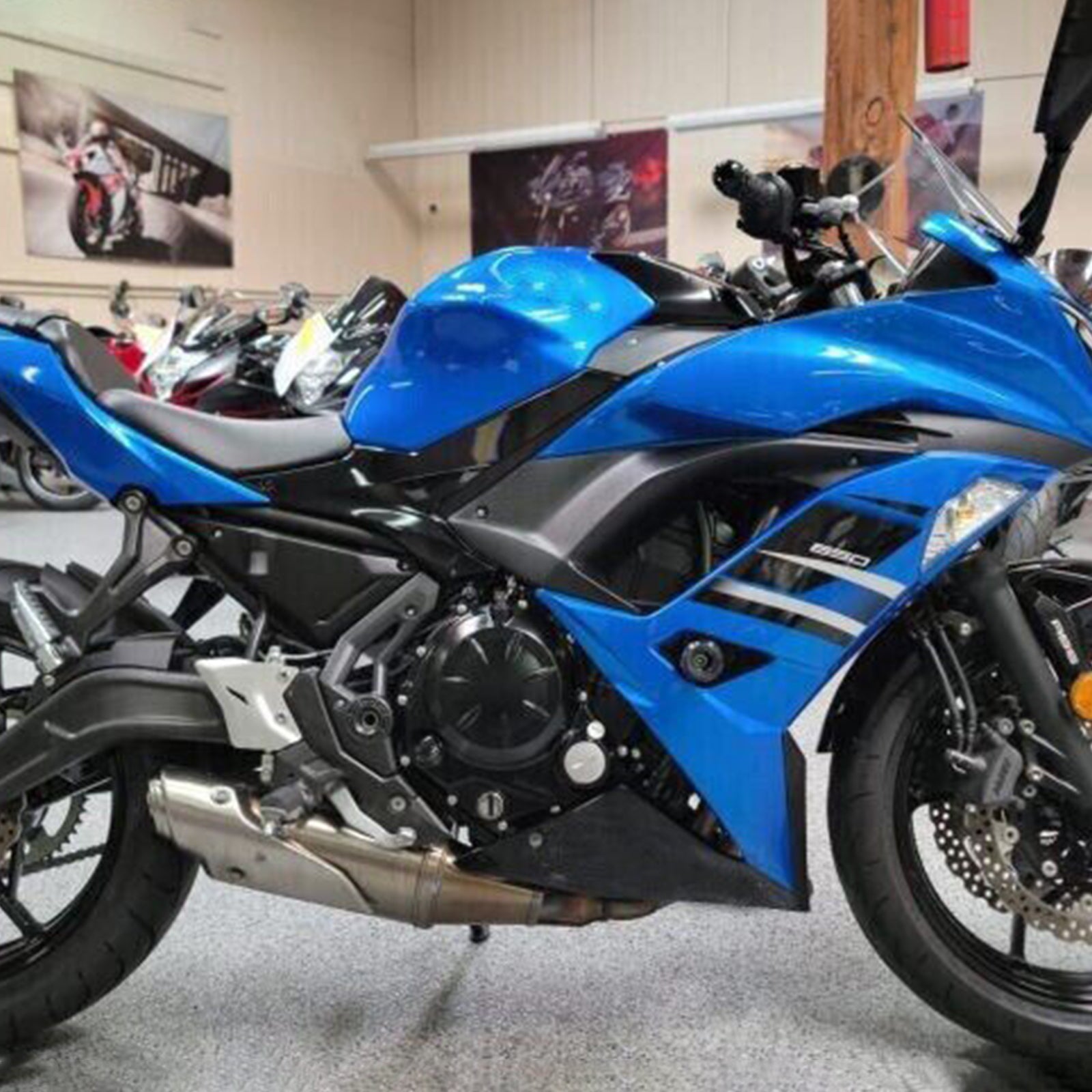 2020-2024 Kawasaki ER-6F Ninja650 Kit de carénage d'injection carrosserie ABS #101