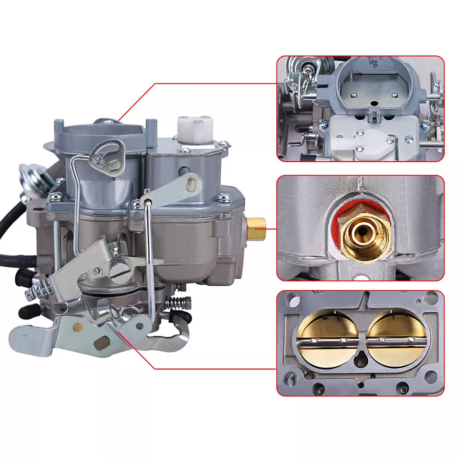 1988 Jeep Wrangler Sahara 2 bbl Carburador 1806449