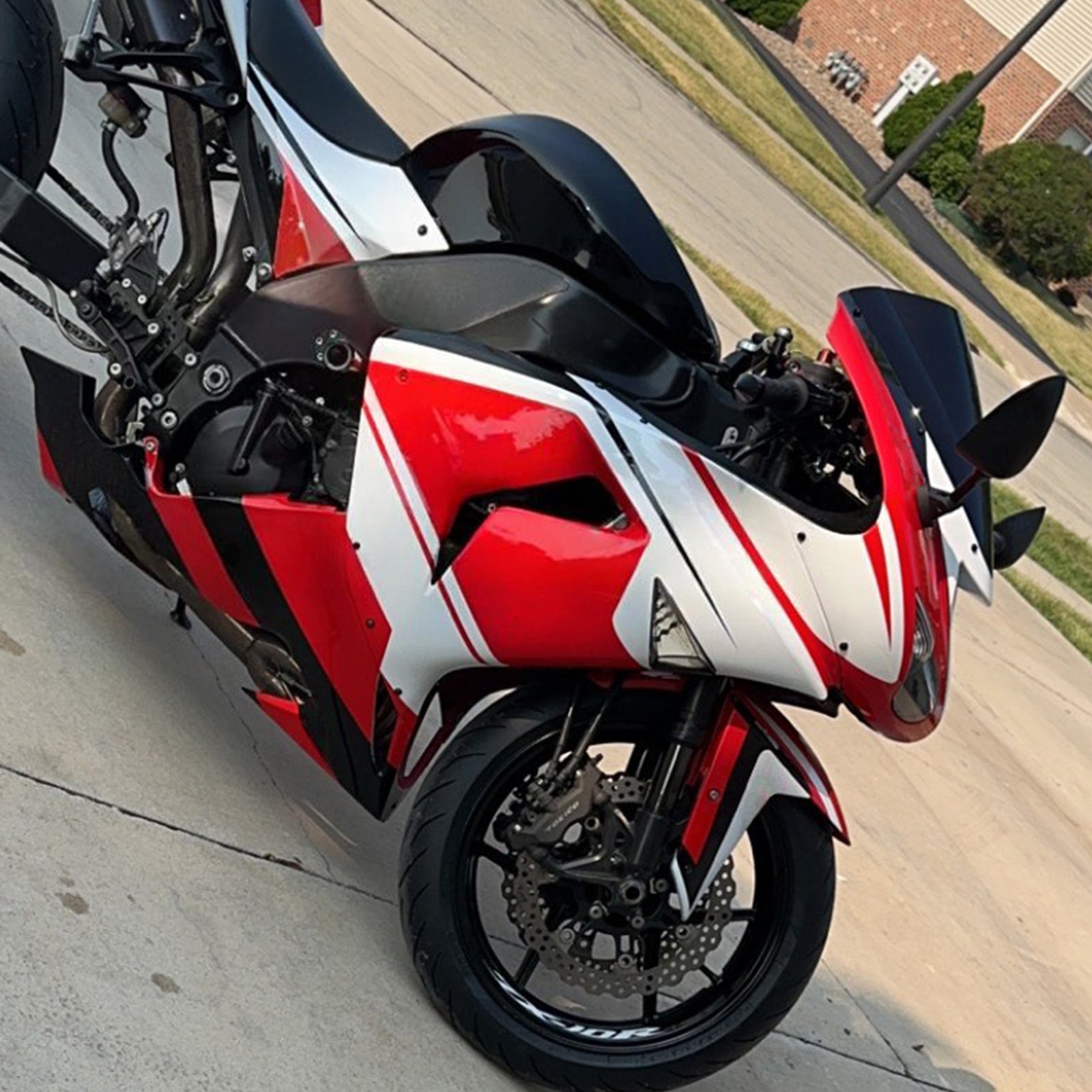 Injectiekuipset carrosserie kunststof ABS geschikt voor Kawasaki ZX10R 2006-2007