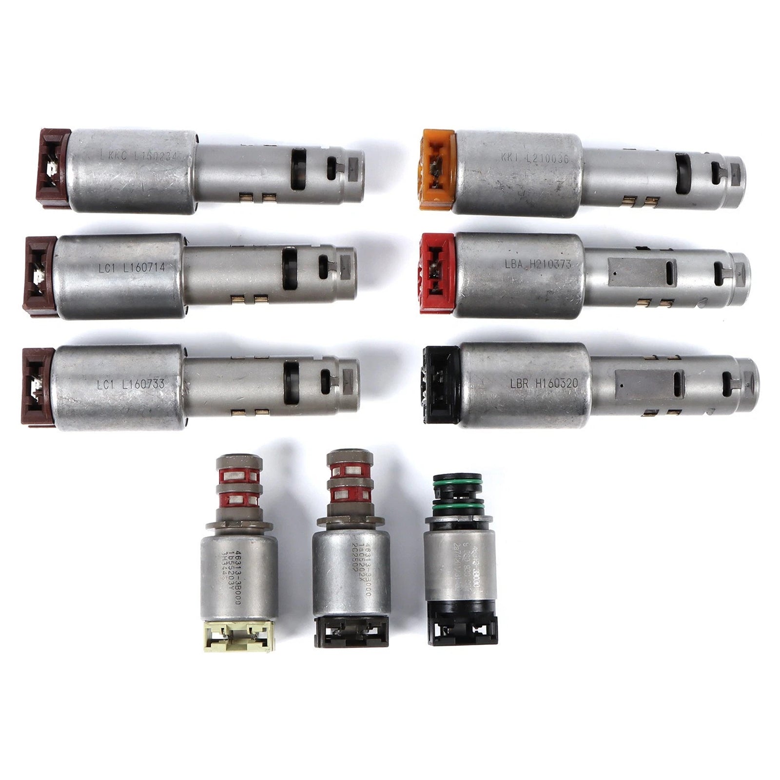9PCS A8LR1 Transmission Solenoid Valve Kit For Hyundai Genesis 2011-2016