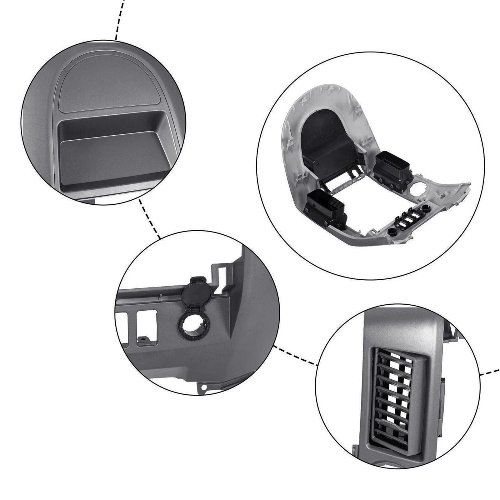 Center Dash Radio Bezel Instrument Panel For Nissan Titan Armada 2004-2006