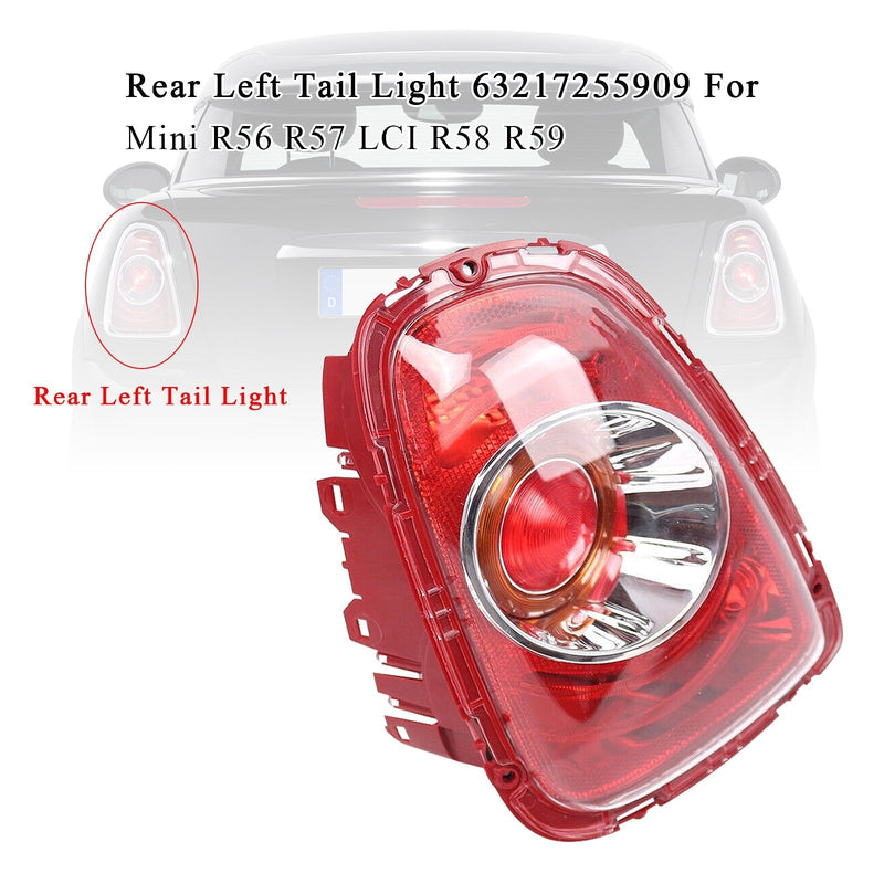 01/2011—04/2015 MINI Roadster R59 Rear Left Tail Light 63217255909