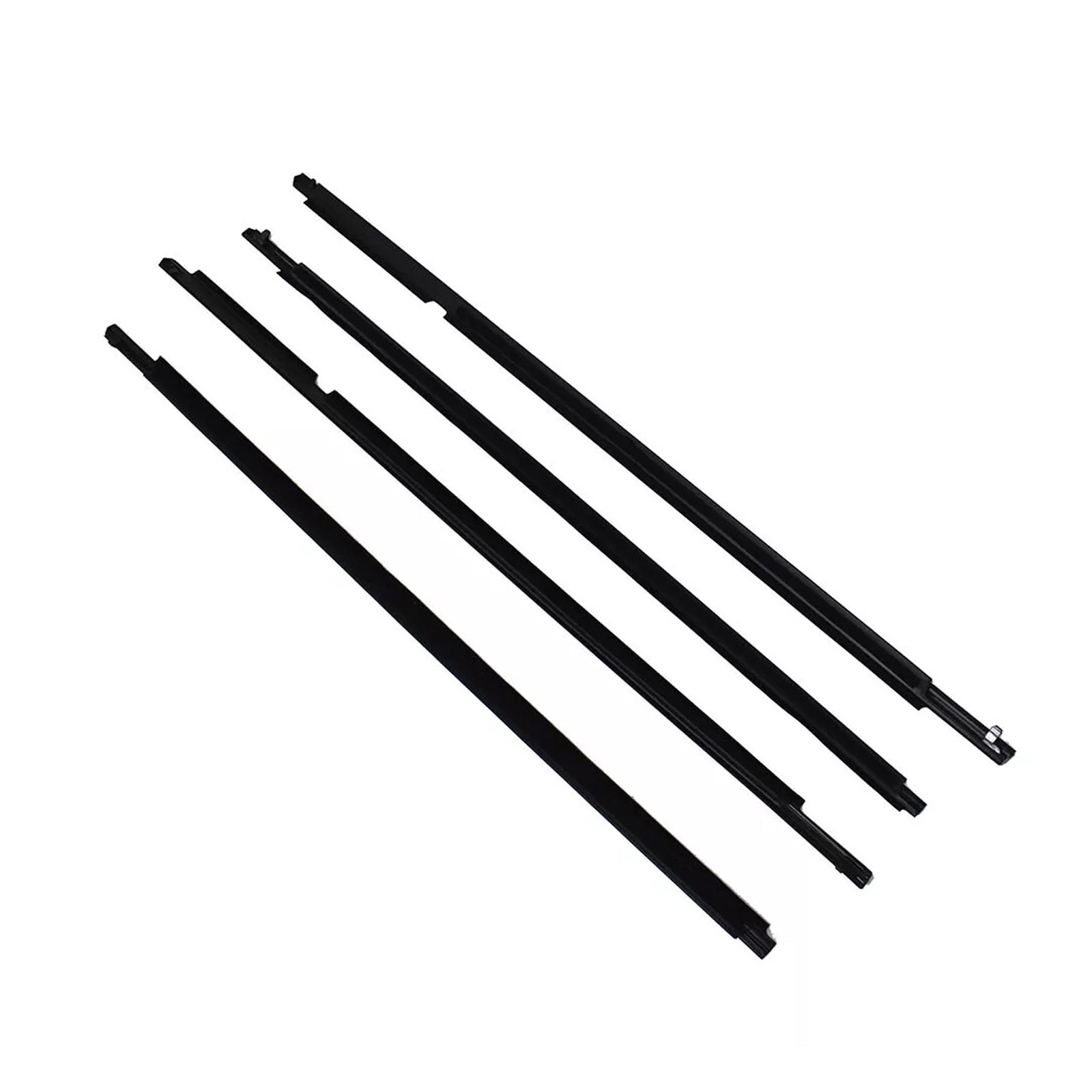 2008-2010 Toyota Highlander 4PCS Weatherstrip Window Molding Trim Seal Belt
