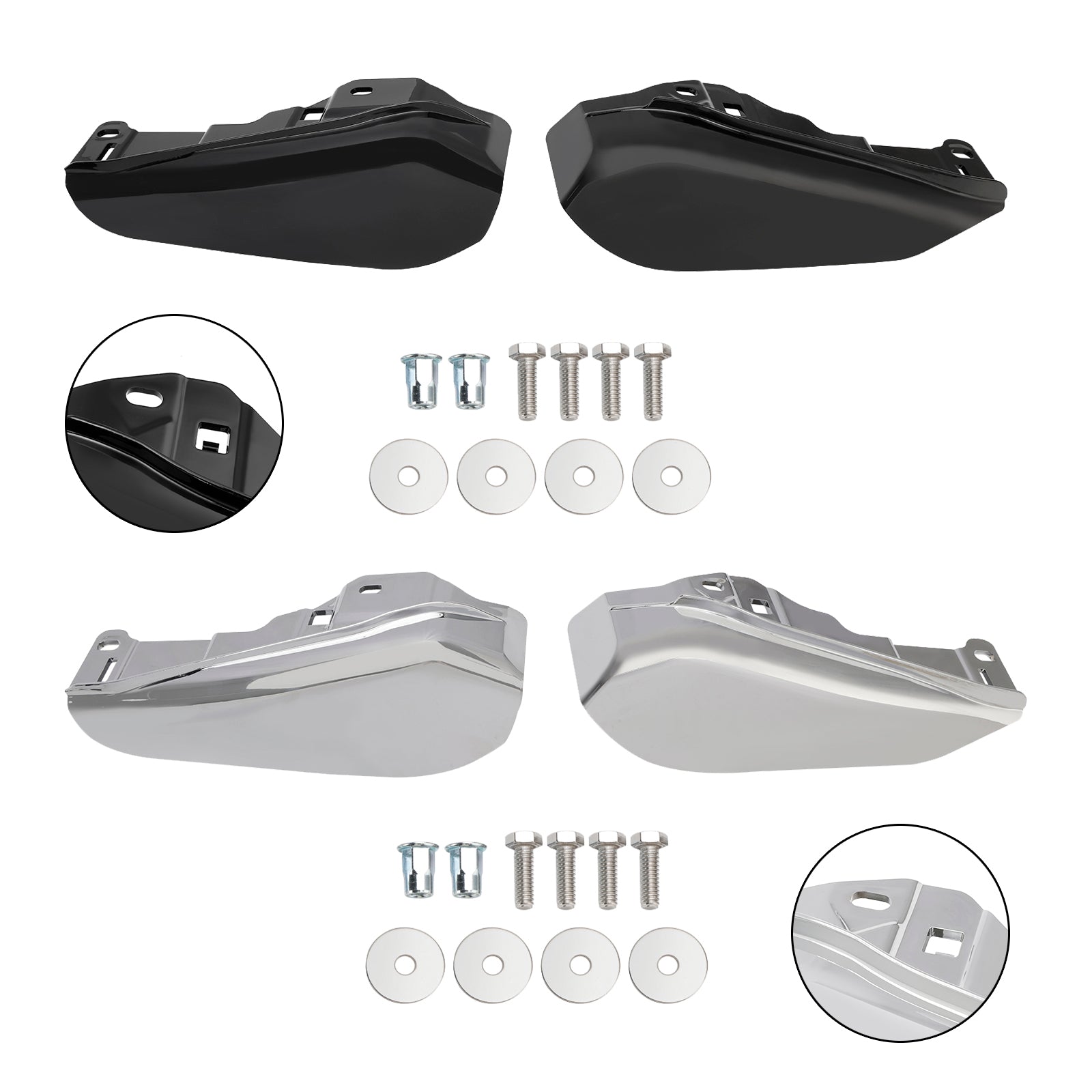 2023-2024 Touring CVO Street Glide Road Glide Mid-Frame Air Heat Deflector