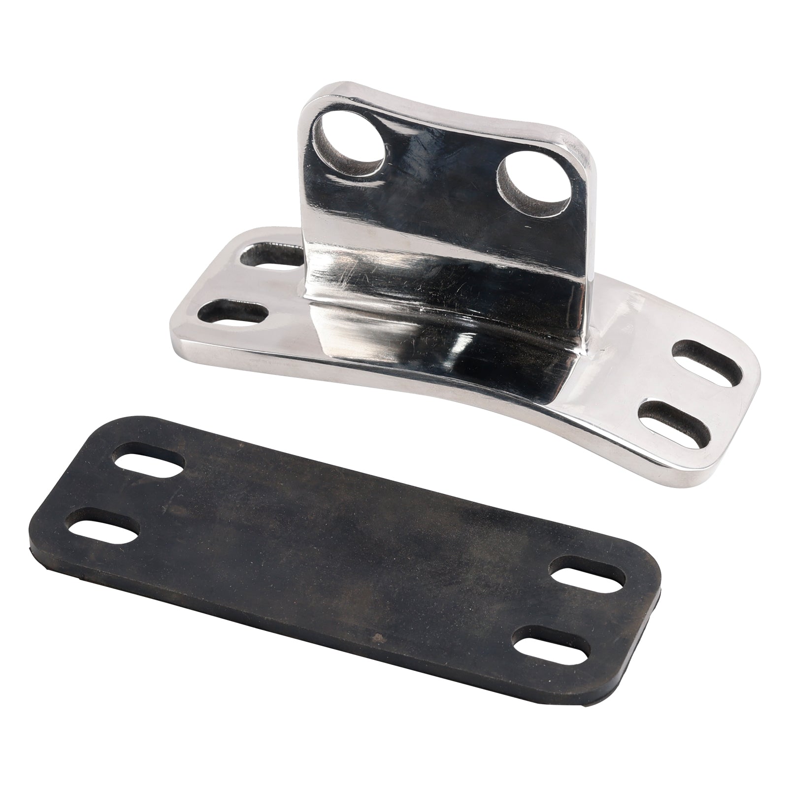 Peterbilt 359/379 Cab Lower Exhaust Stack Bracket Stainless 14-12998