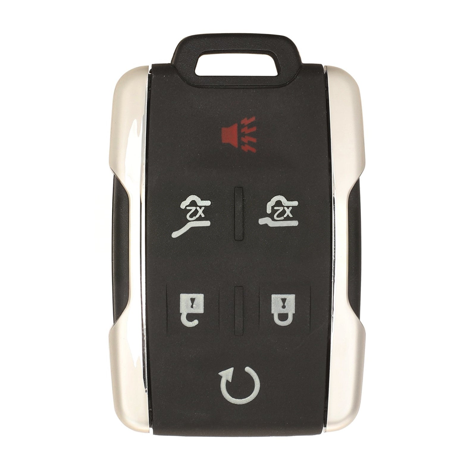 6 Button Car Key Fob M3N32337100 315Mhz Silver For Chevrolet